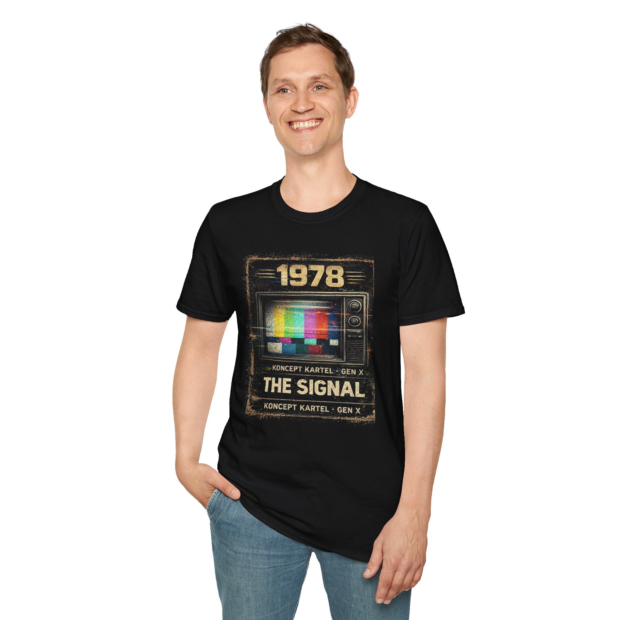 1978 "The Signal" Retro TV Tee — Vintage Broadcast Graphic T-Shirt