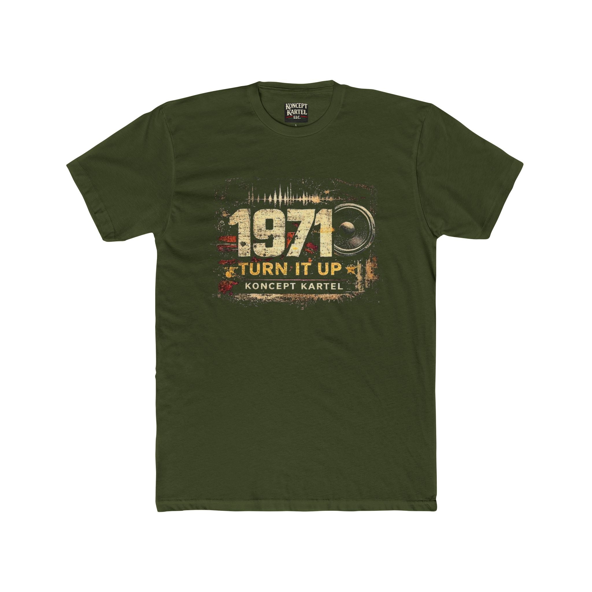 1971 Turn It Up Vintage Graphic Tee