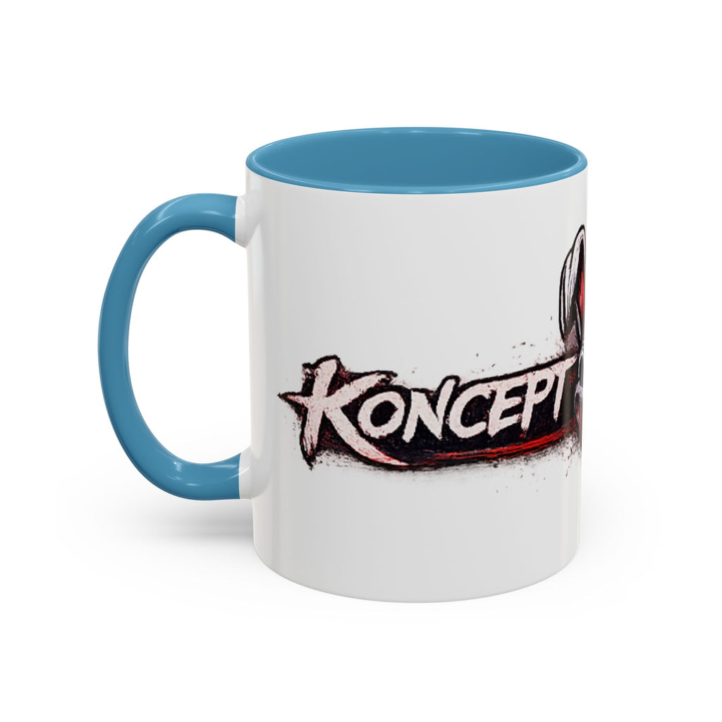 Dark Bunny Logo Accent Coffee Mug — 'Kartel' Graphic 11/15oz