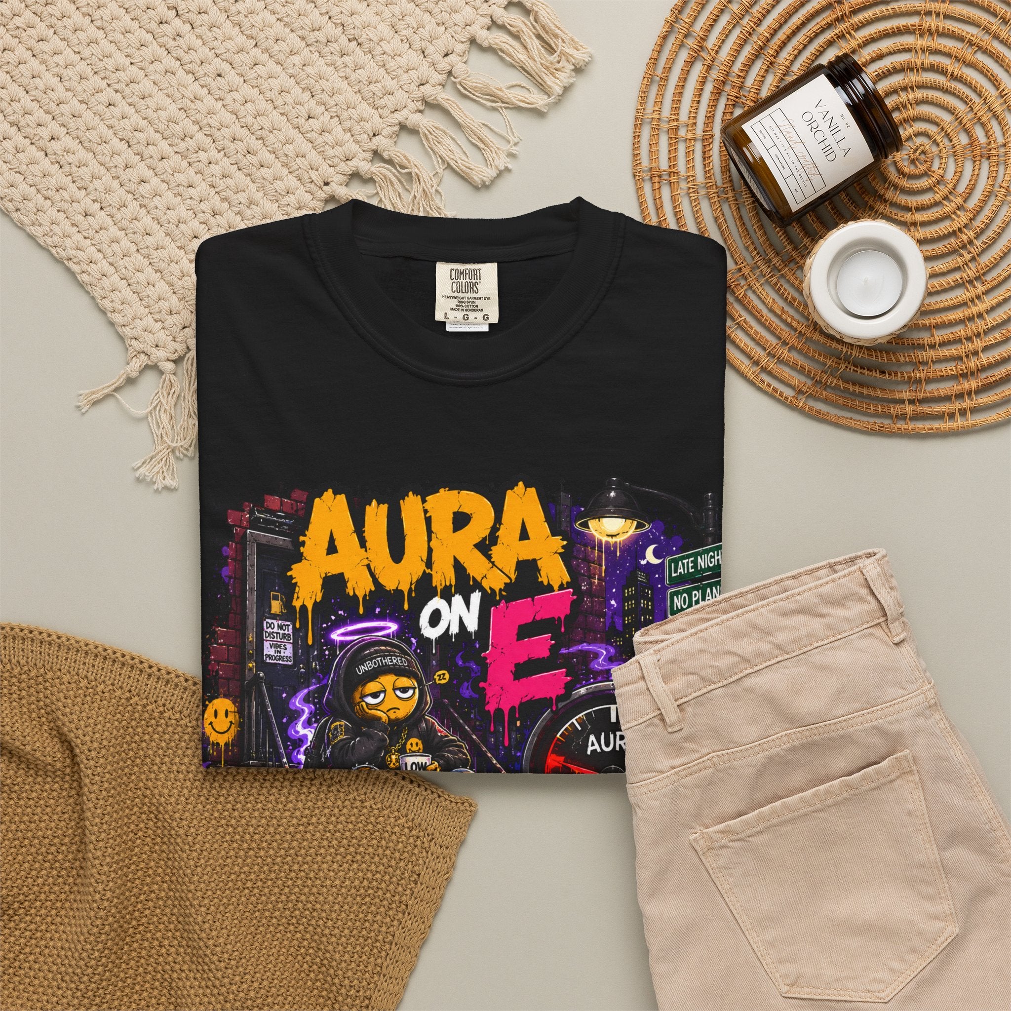 Aura On, Still Outside T-Shirt — Urban Graffiti Gaming Tee