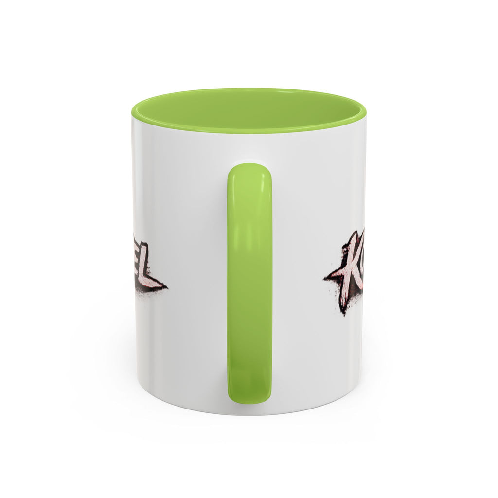 Dark Bunny Logo Accent Coffee Mug — 'Kartel' Graphic 11/15oz