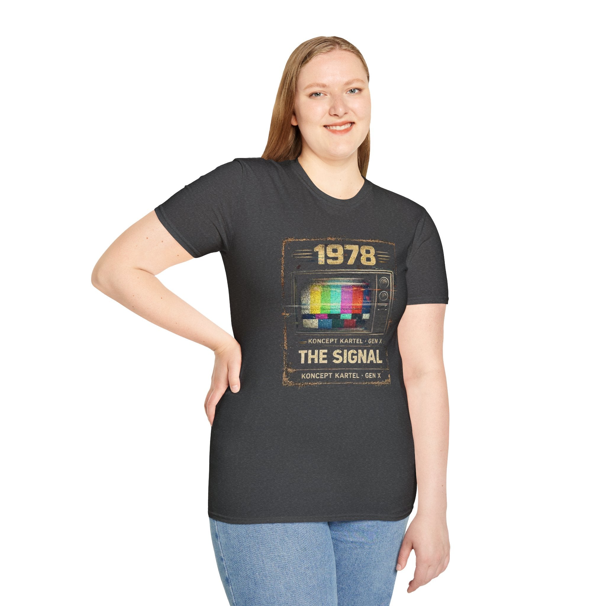 1978 "The Signal" Retro TV Tee — Vintage Broadcast Graphic T-Shirt