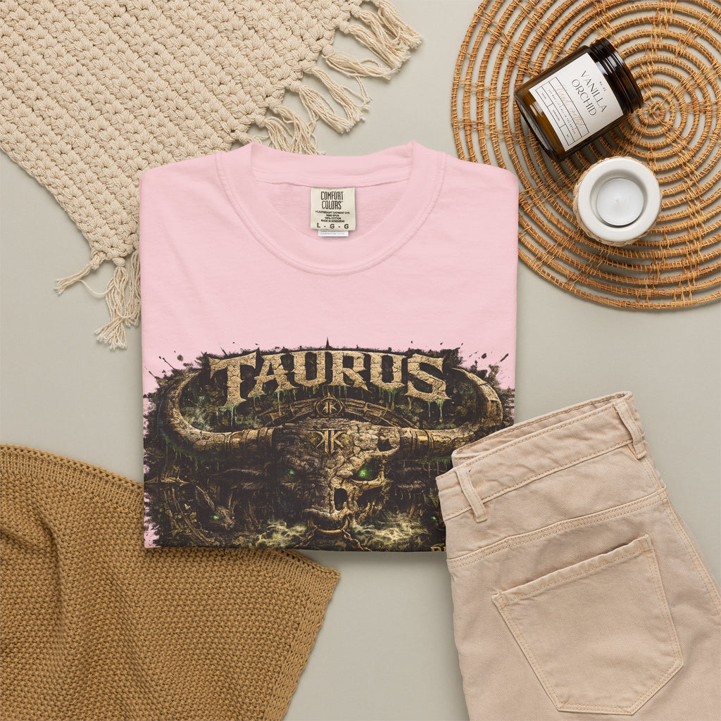 Taurus Zodiac T-Shirt — 'Built to Endure' Graphic Tee