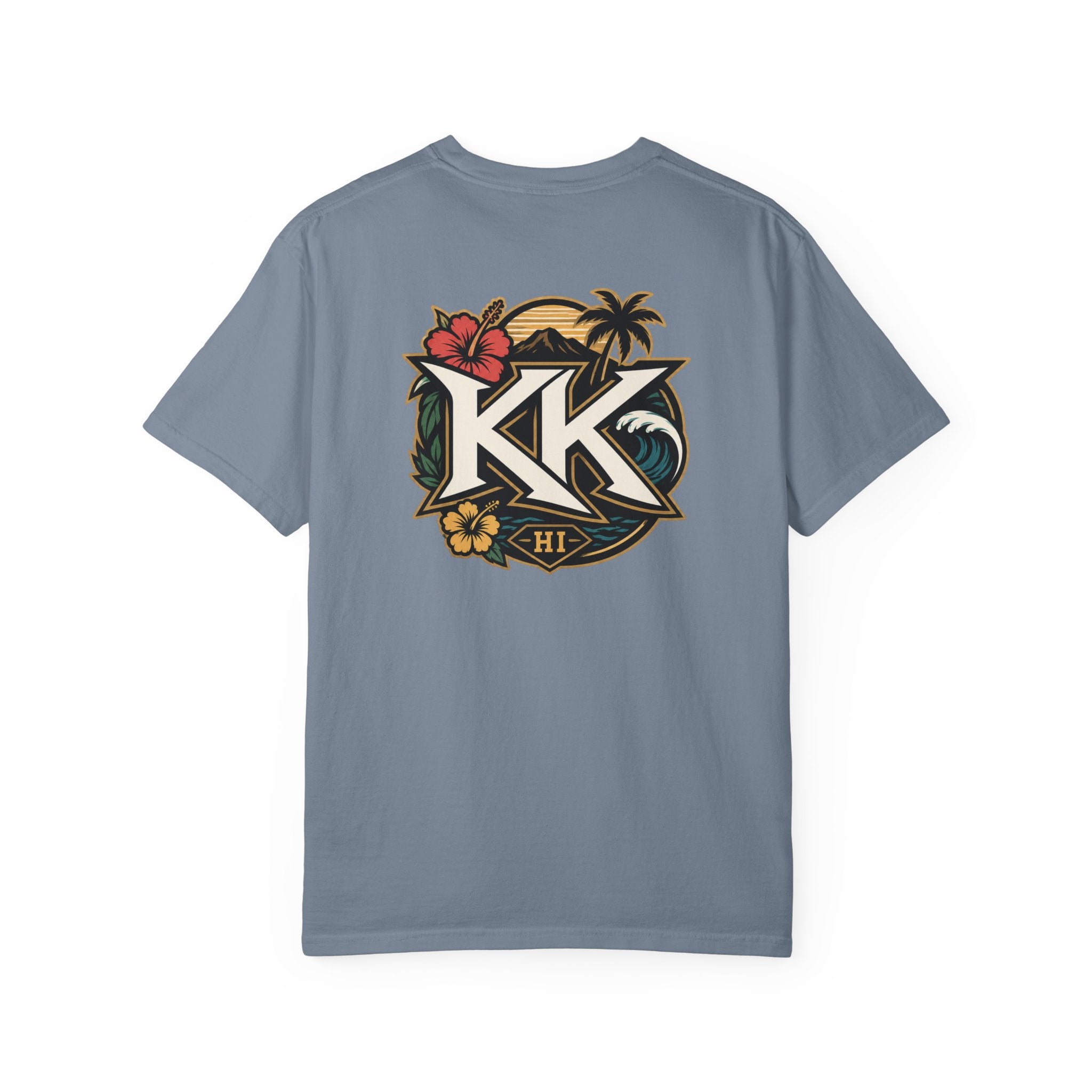 Hawaii Island Vibes T-Shirt — 'Island Time, Main Character Vibes' Tropical Tee