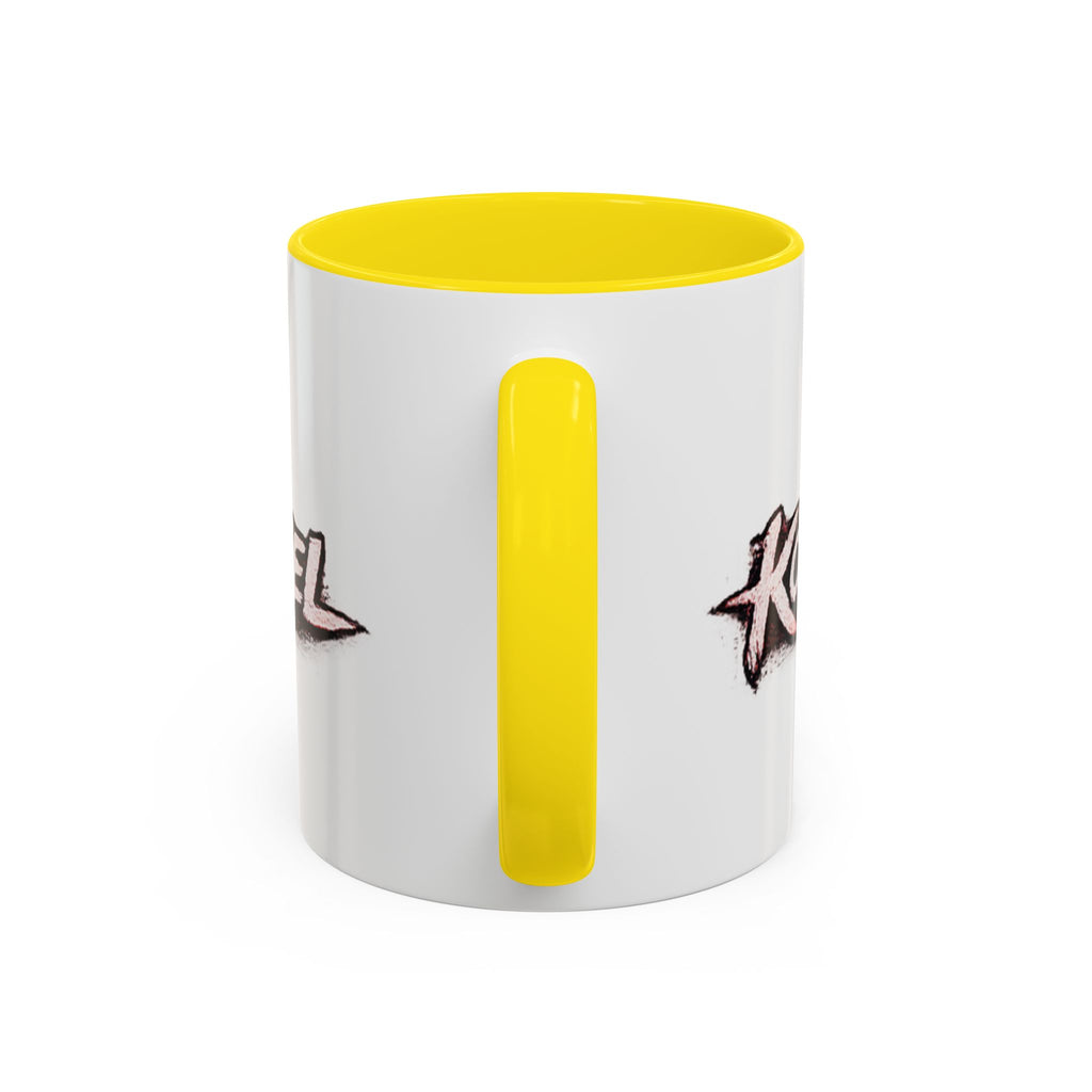 Dark Bunny Logo Accent Coffee Mug — 'Kartel' Graphic 11/15oz