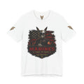 Marines "First to Fight" Military Graphic Tee — "Not Allowed to Die Without Permission"