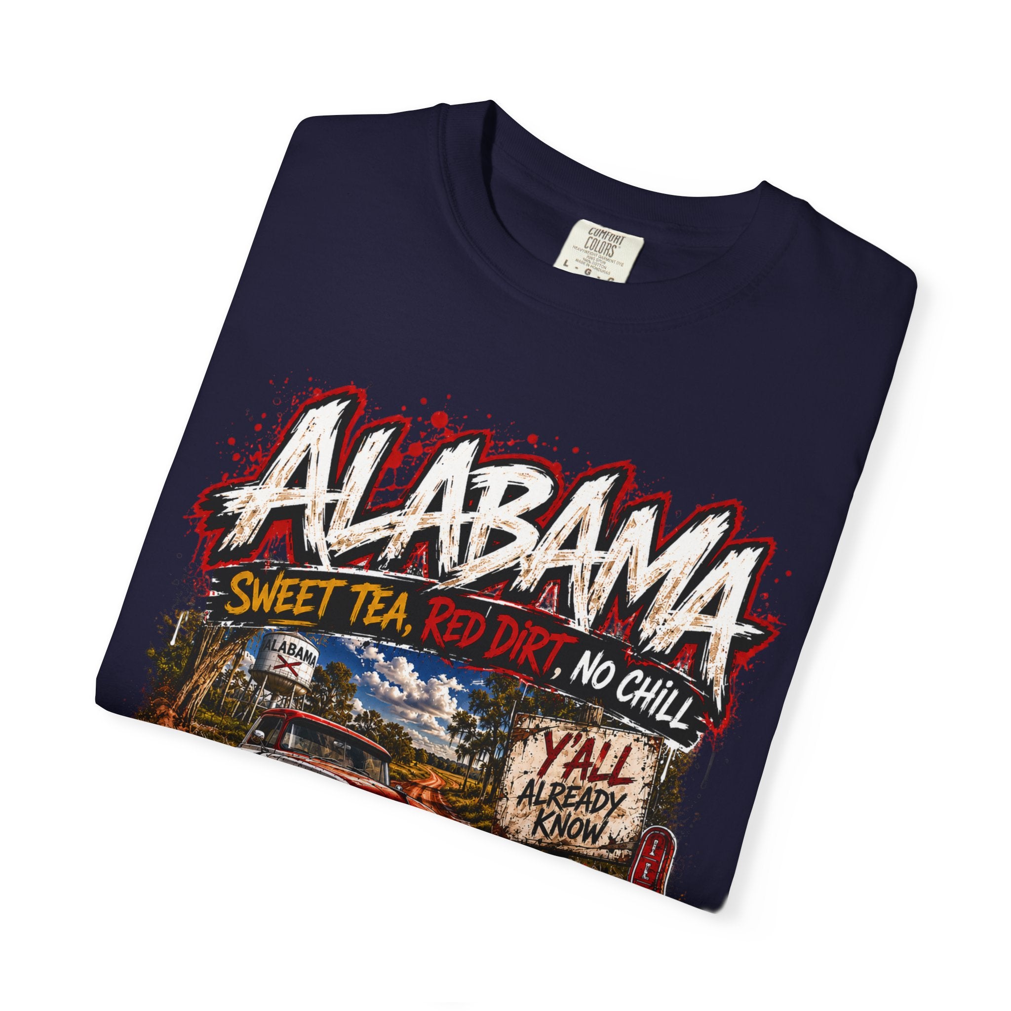 Alabama Vintage Truck T-Shirt — Sweet Tea, No Chill Graphic Tee