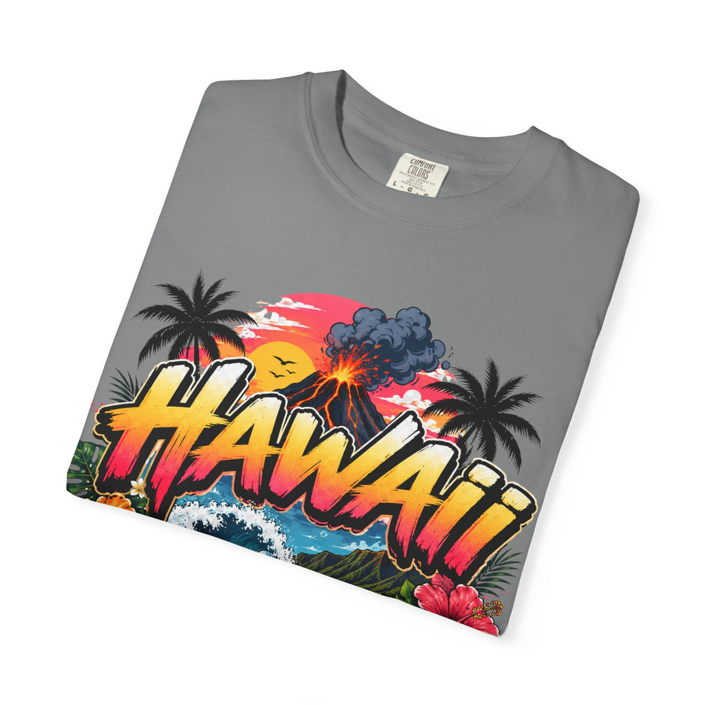 Hawaii Island Vibes T-Shirt — 'Island Time, Main Character Vibes' Tropical Tee