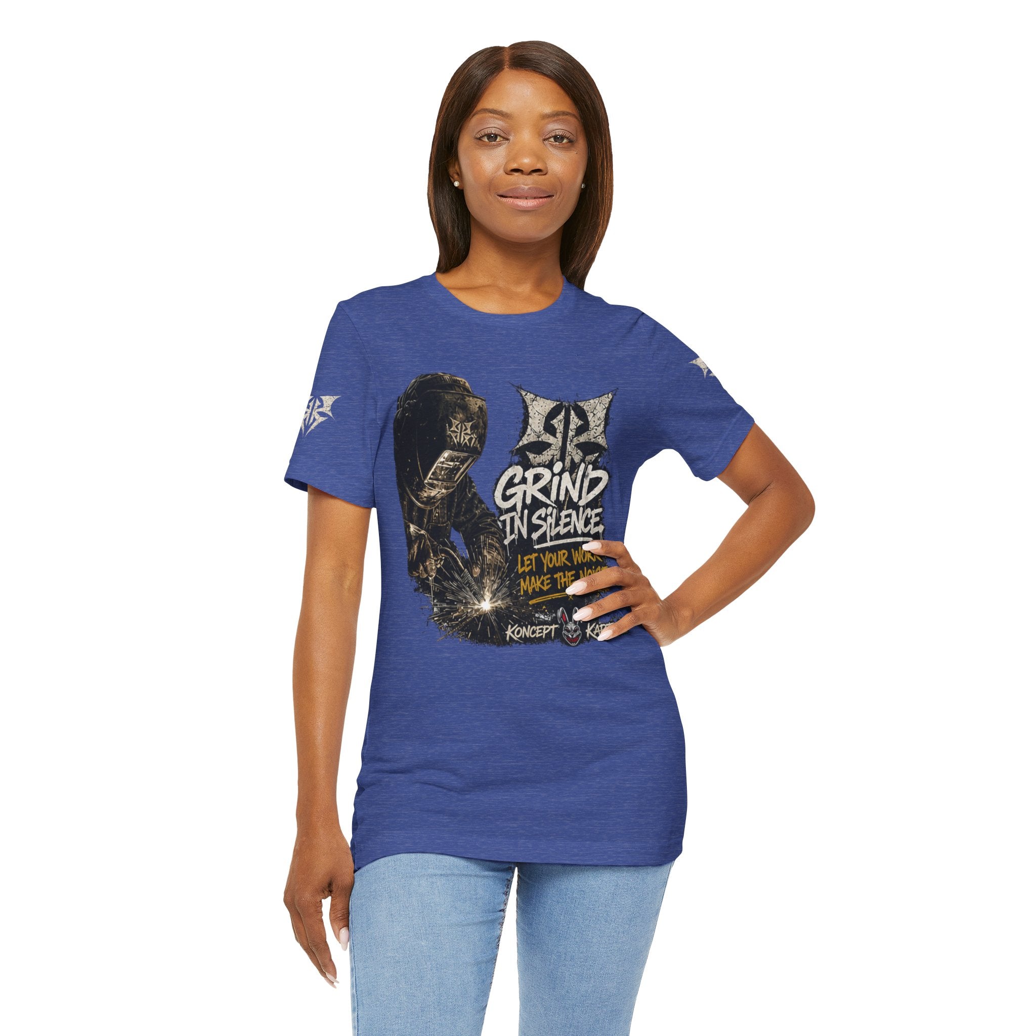 Grind in Silence Graphic Tee — "Let Your Work Make the Noise"