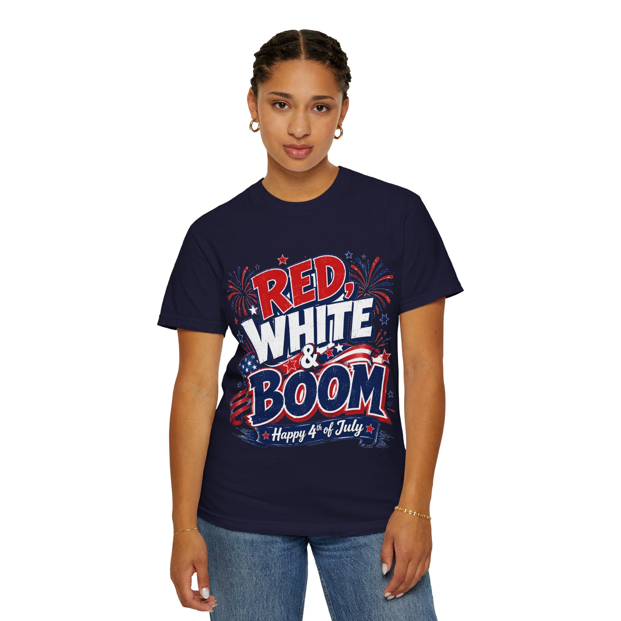 Red, White & Boom 4th of July T-Shirt
