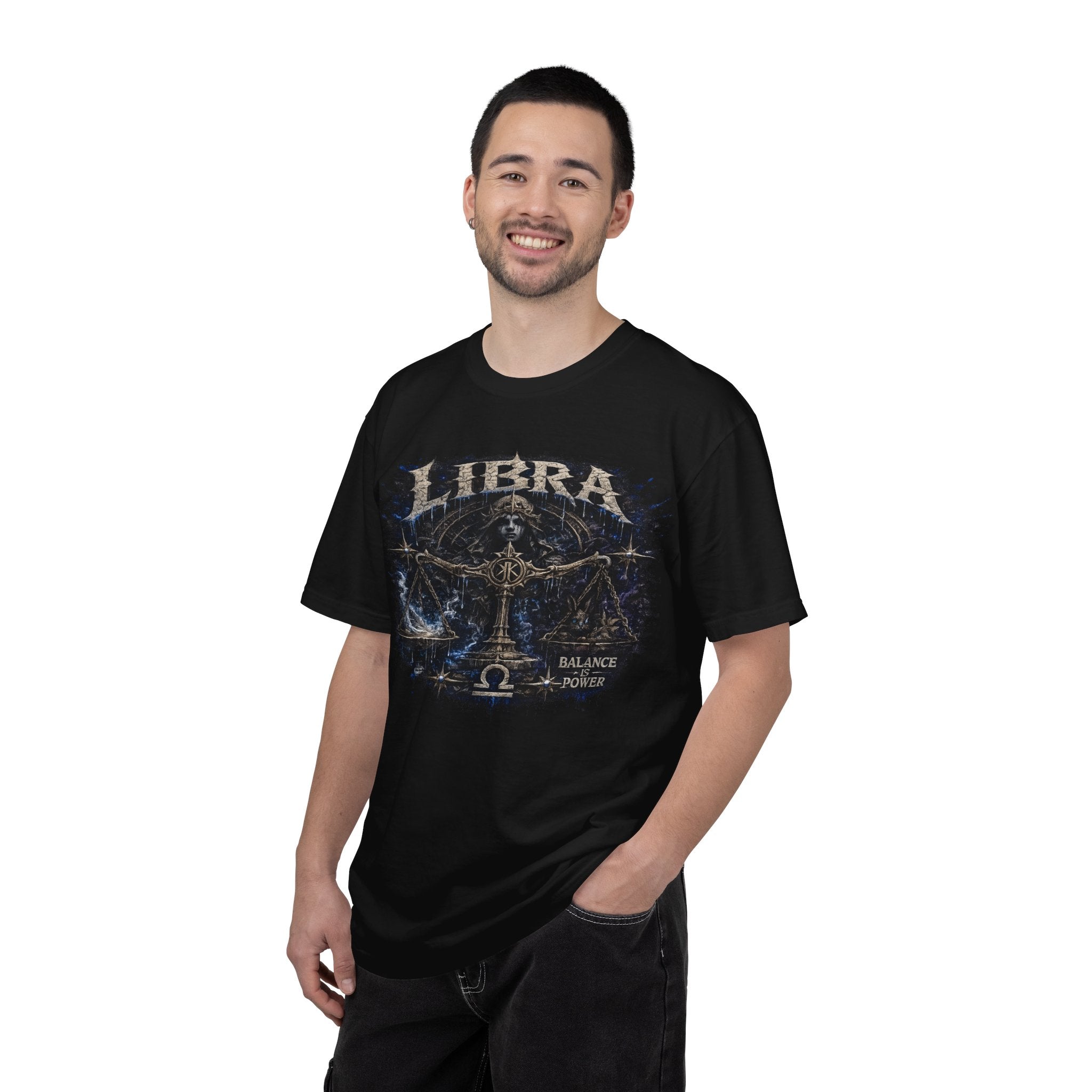 Libra Zodiac T-Shirt — Balance & Power Scales Graphic Shirt