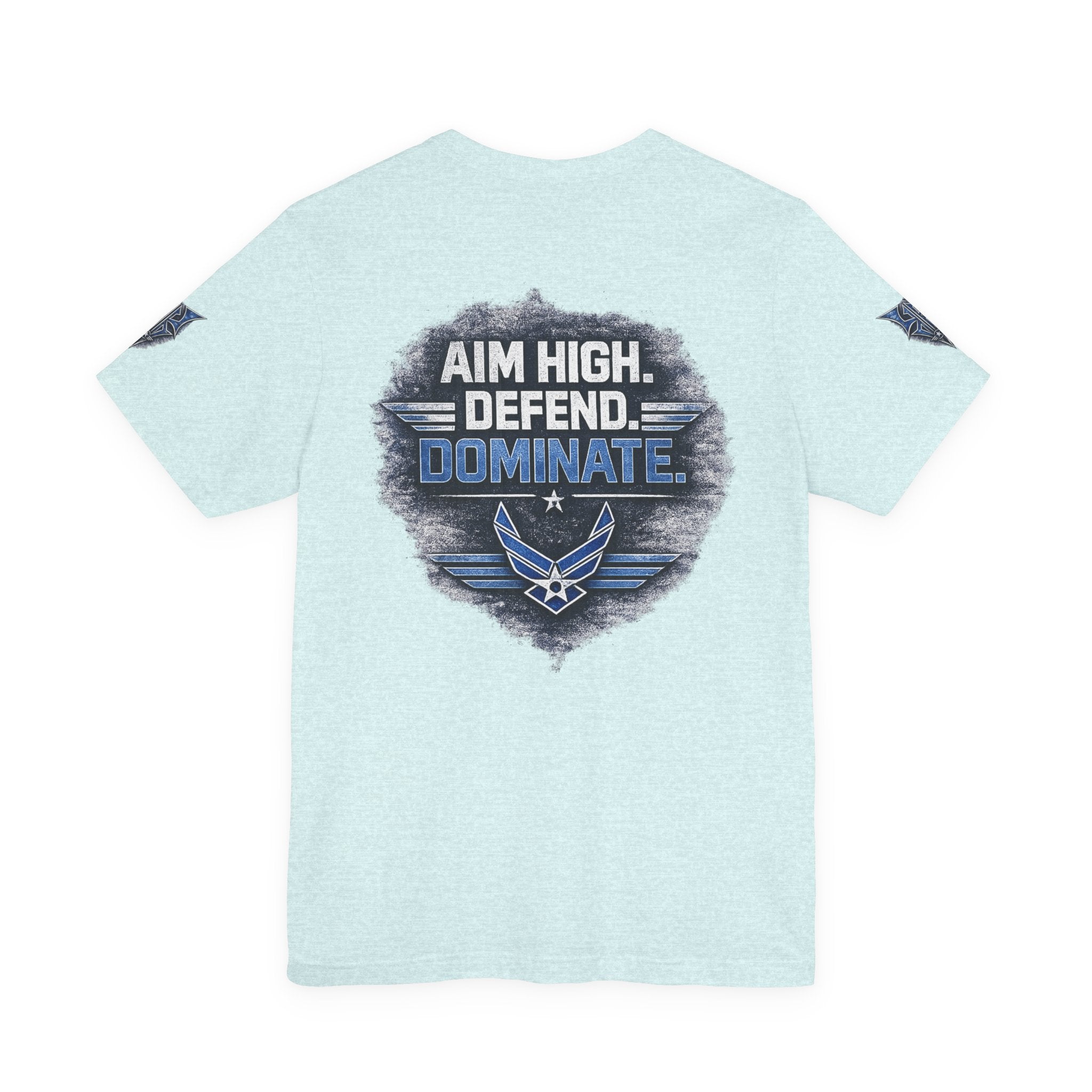 Air Force Pilot Mask Tee — "Air Force Above All" Military Aviation T-Shirt