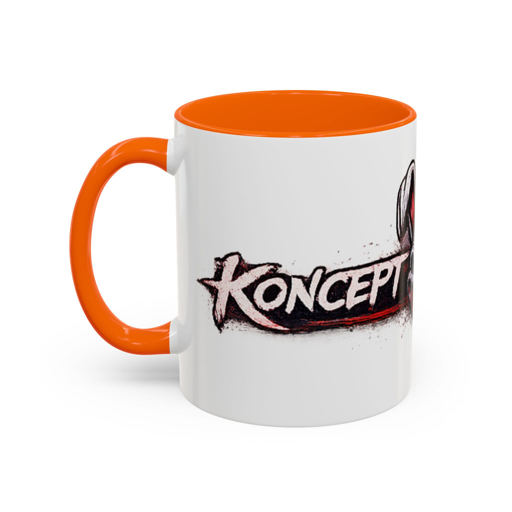 Dark Bunny Logo Accent Coffee Mug — 'Kartel' Graphic 11/15oz