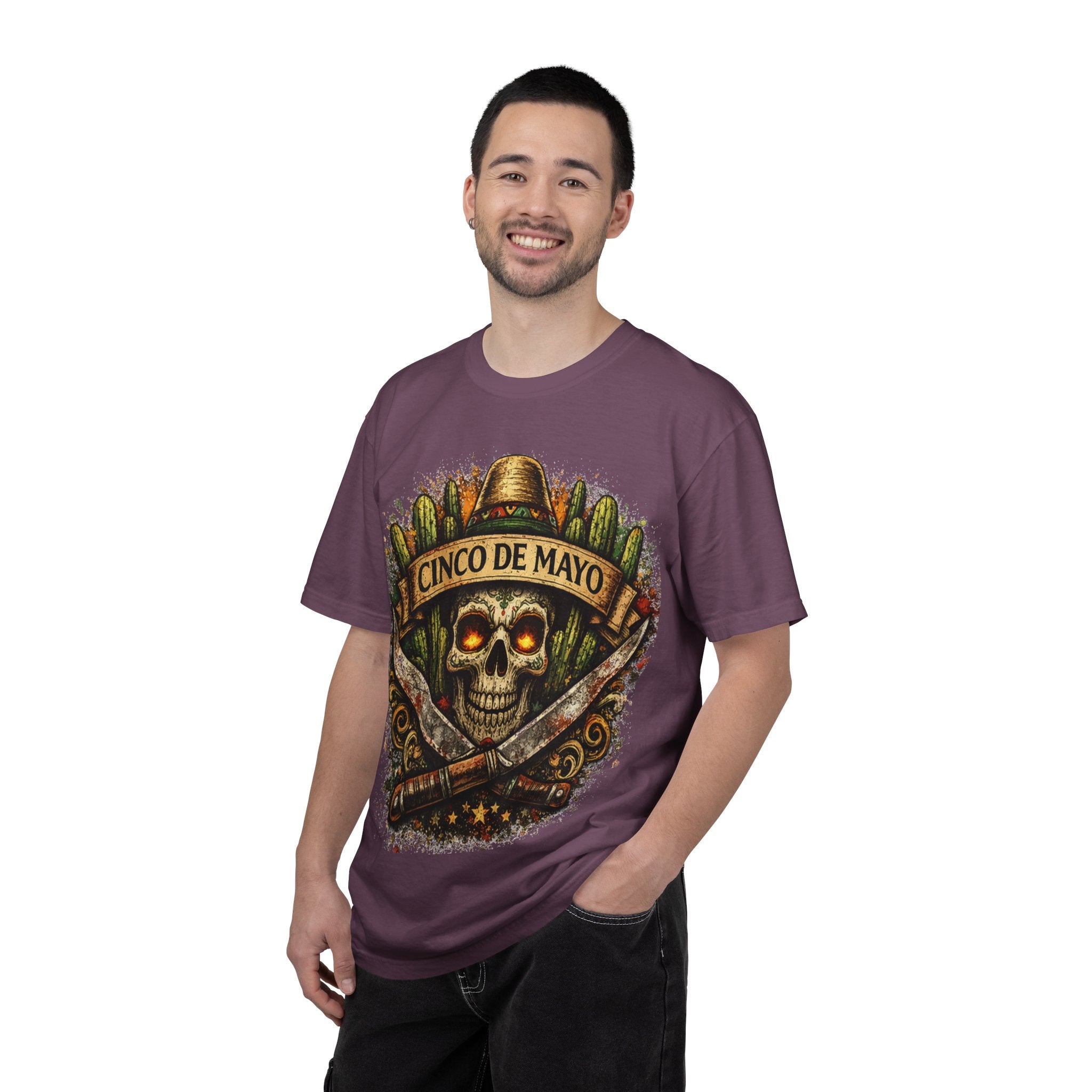 Cinco de Mayo Skull T-Shirt — Mexican Fiesta Graphic Tee
