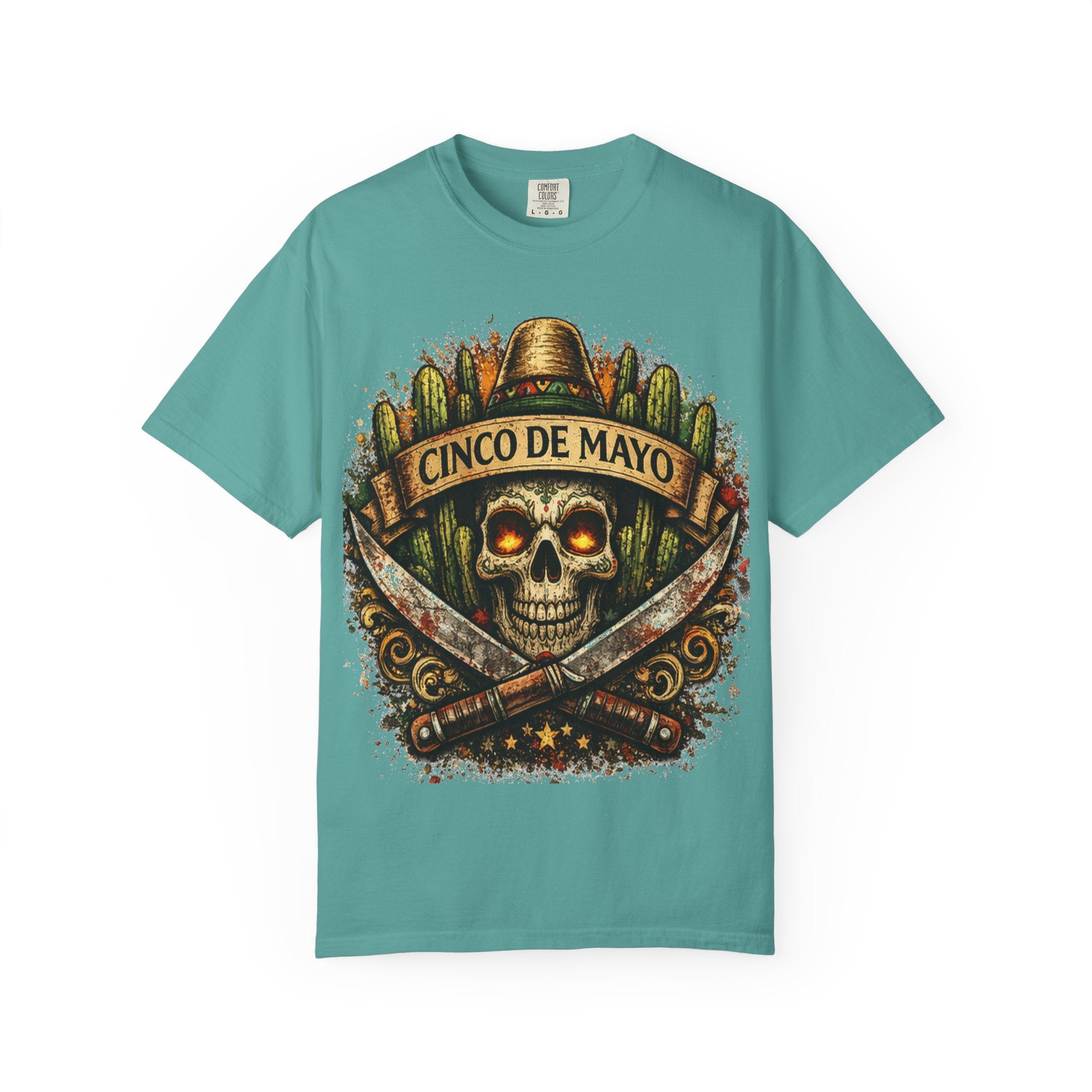 Cinco de Mayo Skull T-Shirt — Mexican Fiesta Graphic Tee