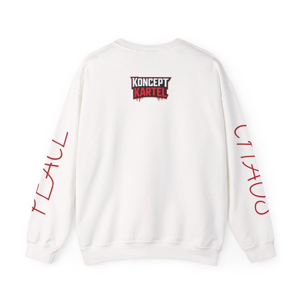 Horror Bunny Graphic Sweatshirt — "Koncept Kartel" Skull Rabbit Crewneck