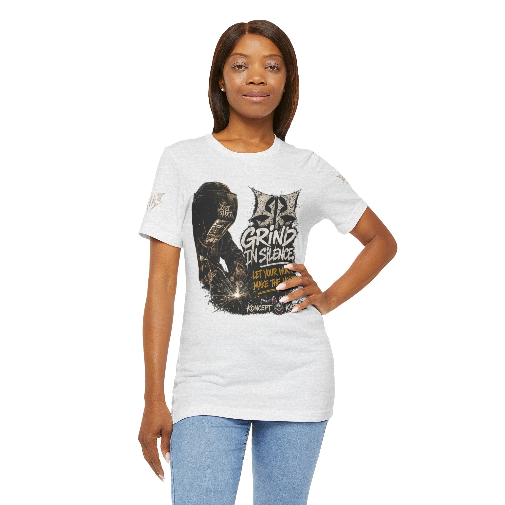 Grind in Silence Graphic Tee — "Let Your Work Make the Noise"