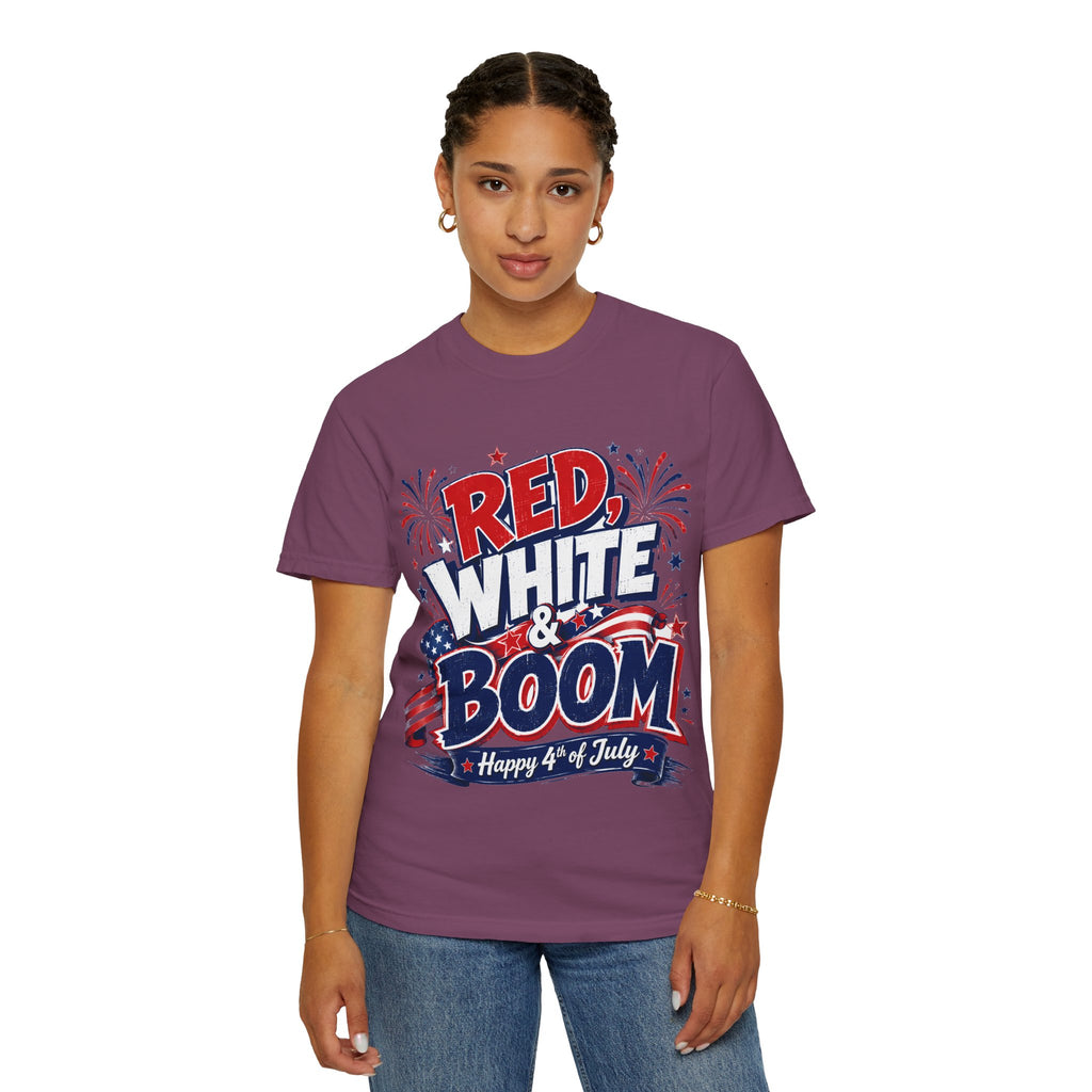 Red, White & Boom 4th of July T-Shirt