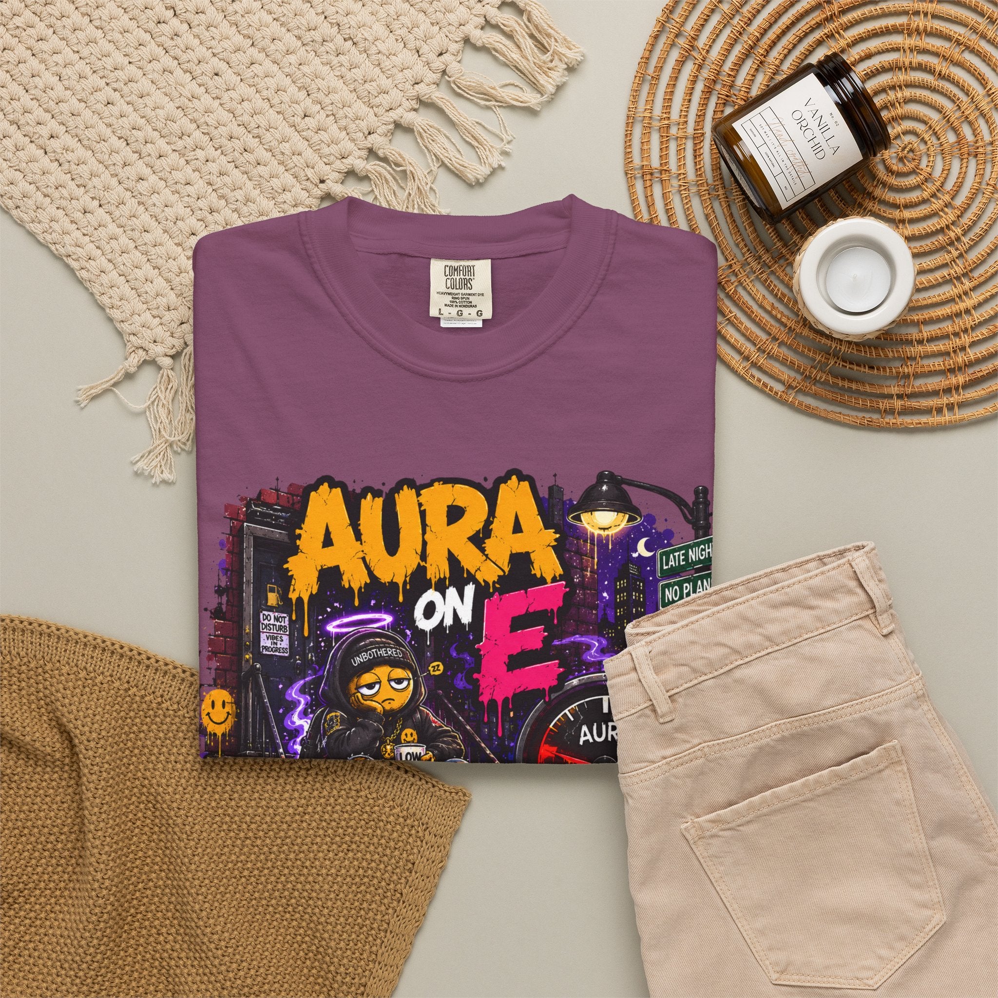 Aura On, Still Outside T-Shirt — Urban Graffiti Gaming Tee