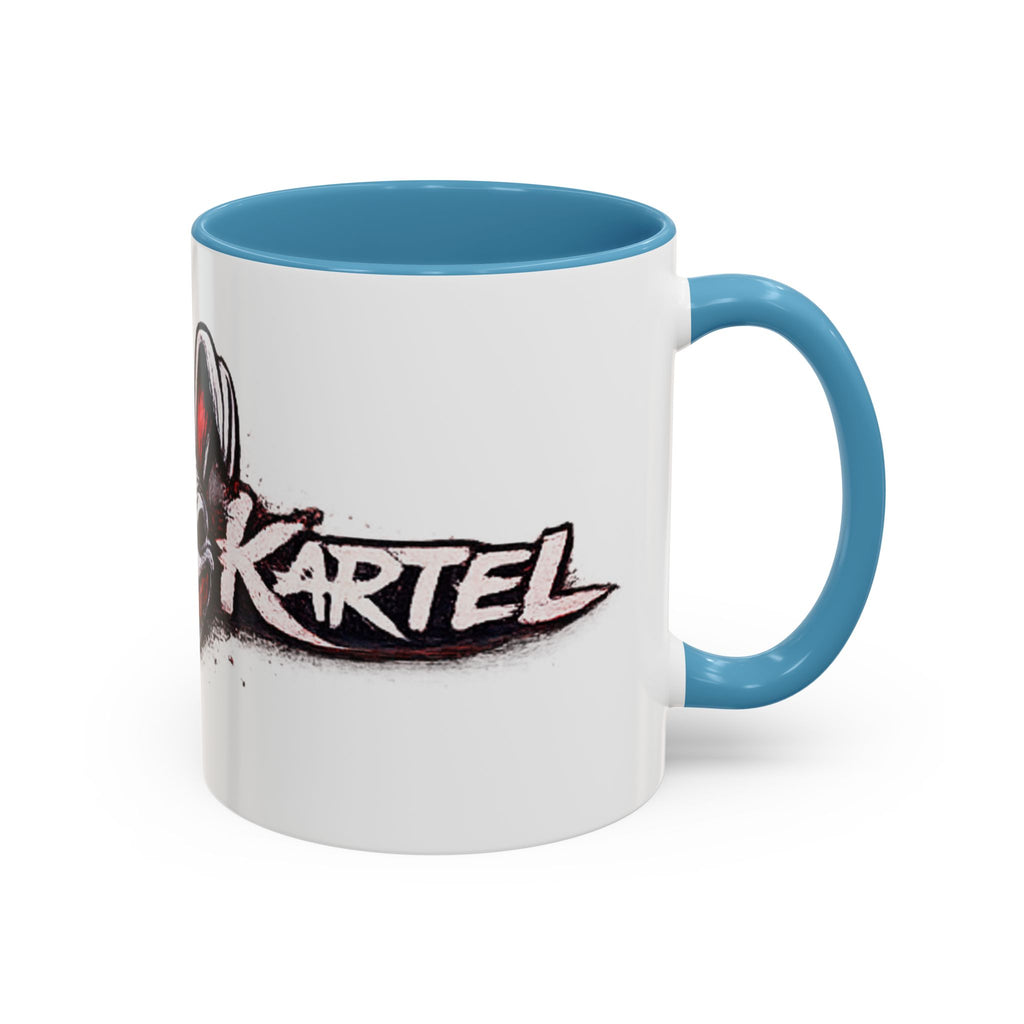 Dark Bunny Logo Accent Coffee Mug — 'Kartel' Graphic 11/15oz
