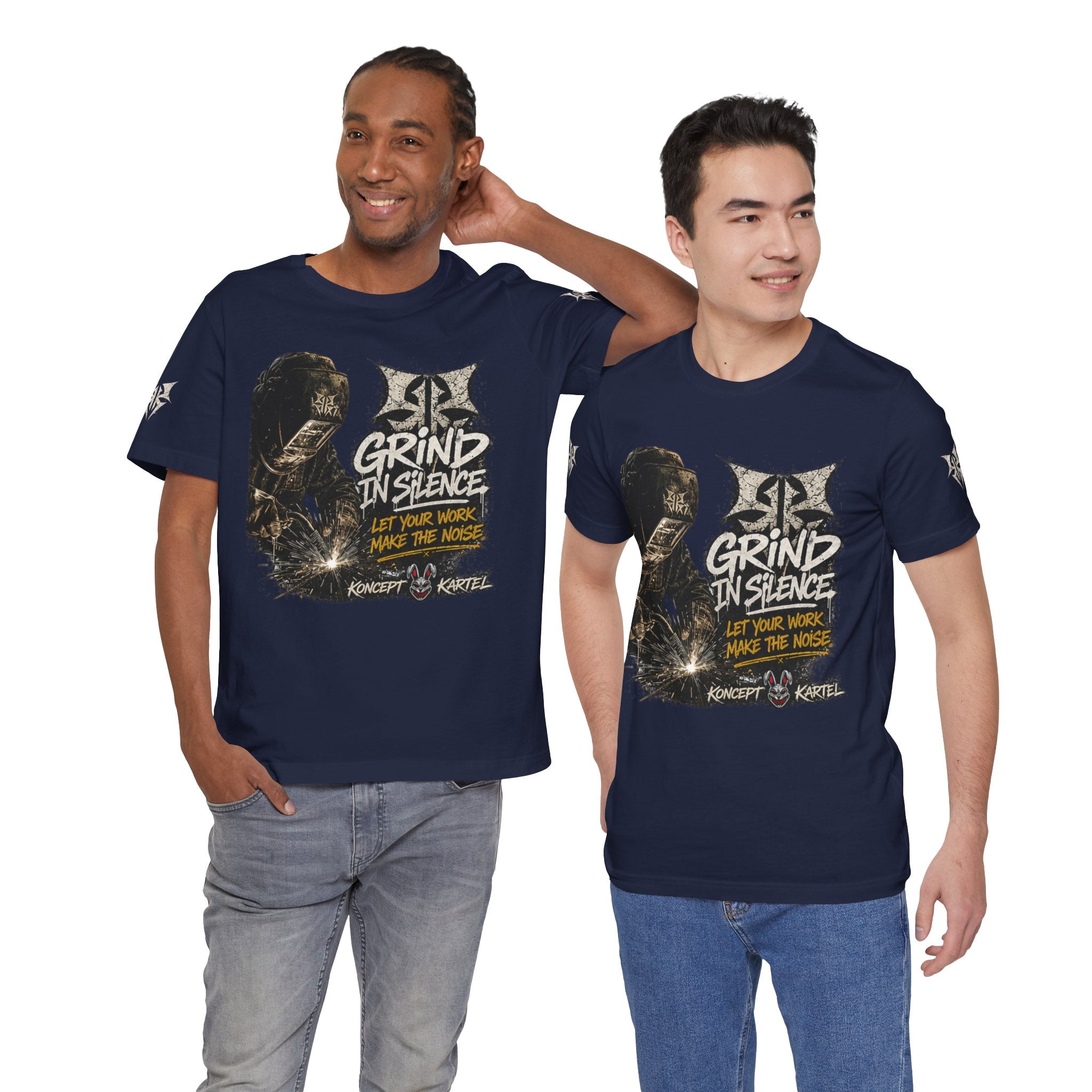 Grind in Silence Graphic Tee — "Let Your Work Make the Noise"