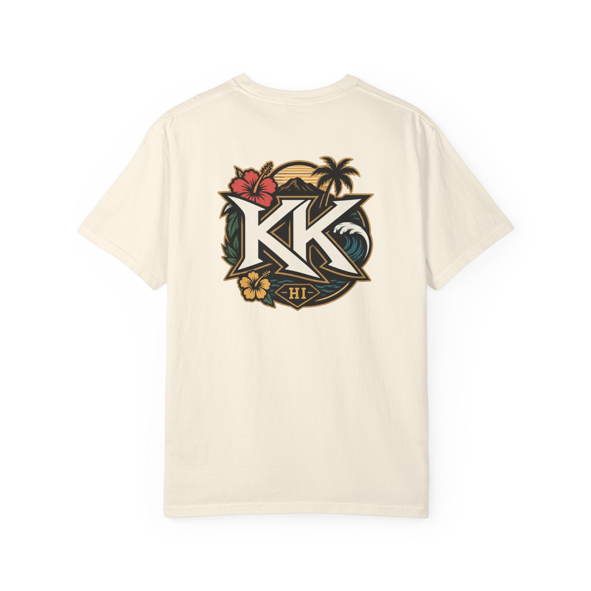 Hawaii Island Vibes T-Shirt — 'Island Time, Main Character Vibes' Tropical Tee