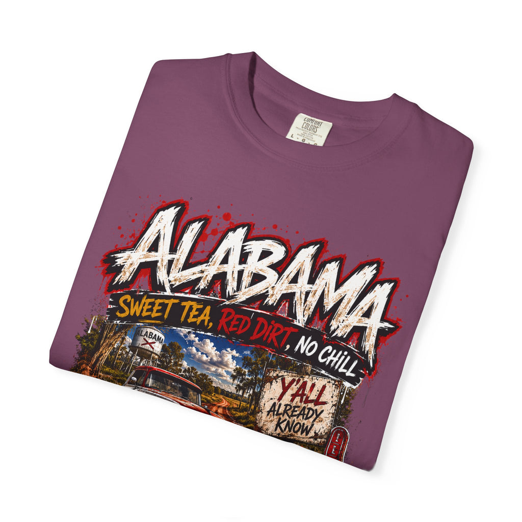 Alabama Vintage Truck T-Shirt — Sweet Tea, No Chill Graphic Tee