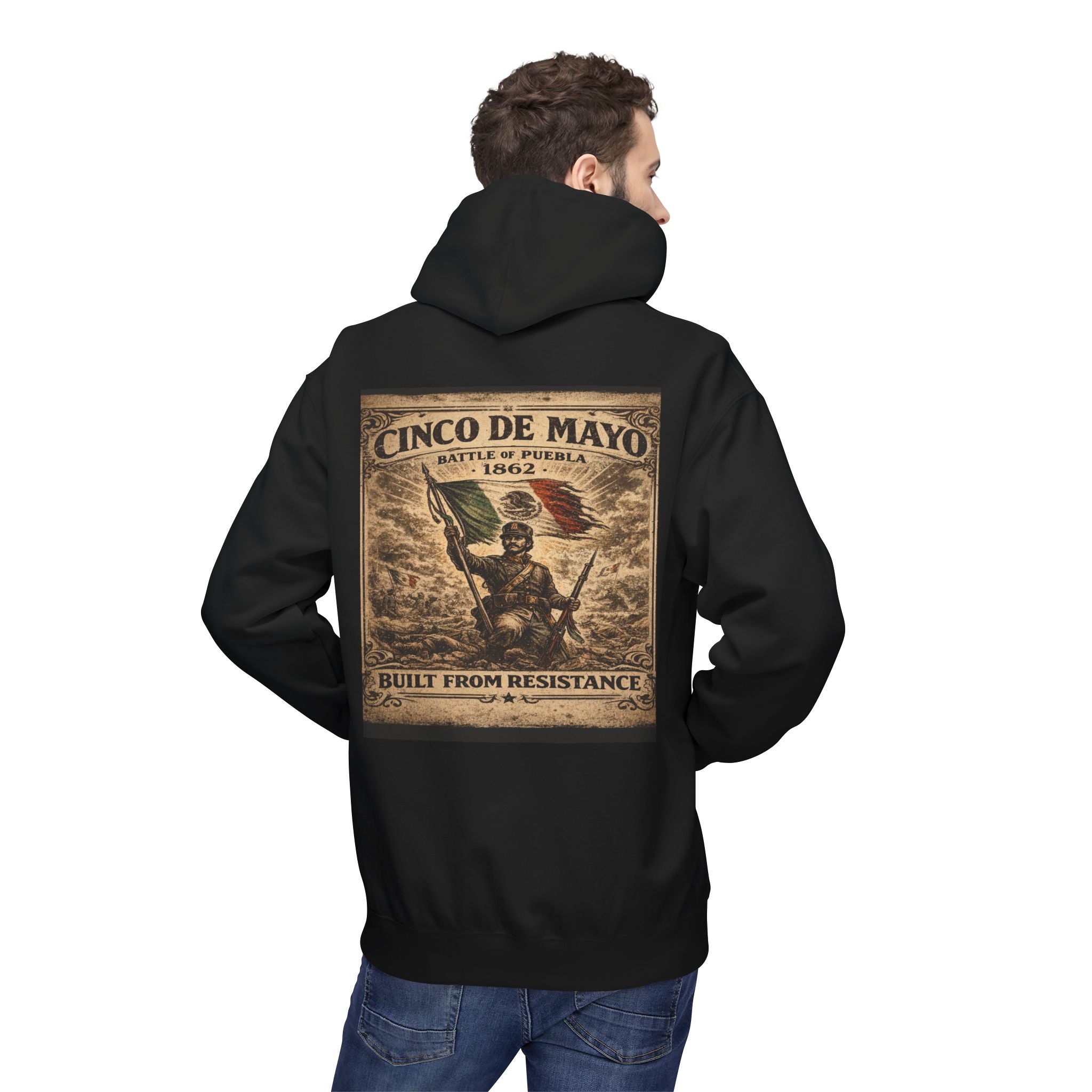 Cinco de Mayo Hoodie — Built From Resistance Vintage Mexican Pride Pullover