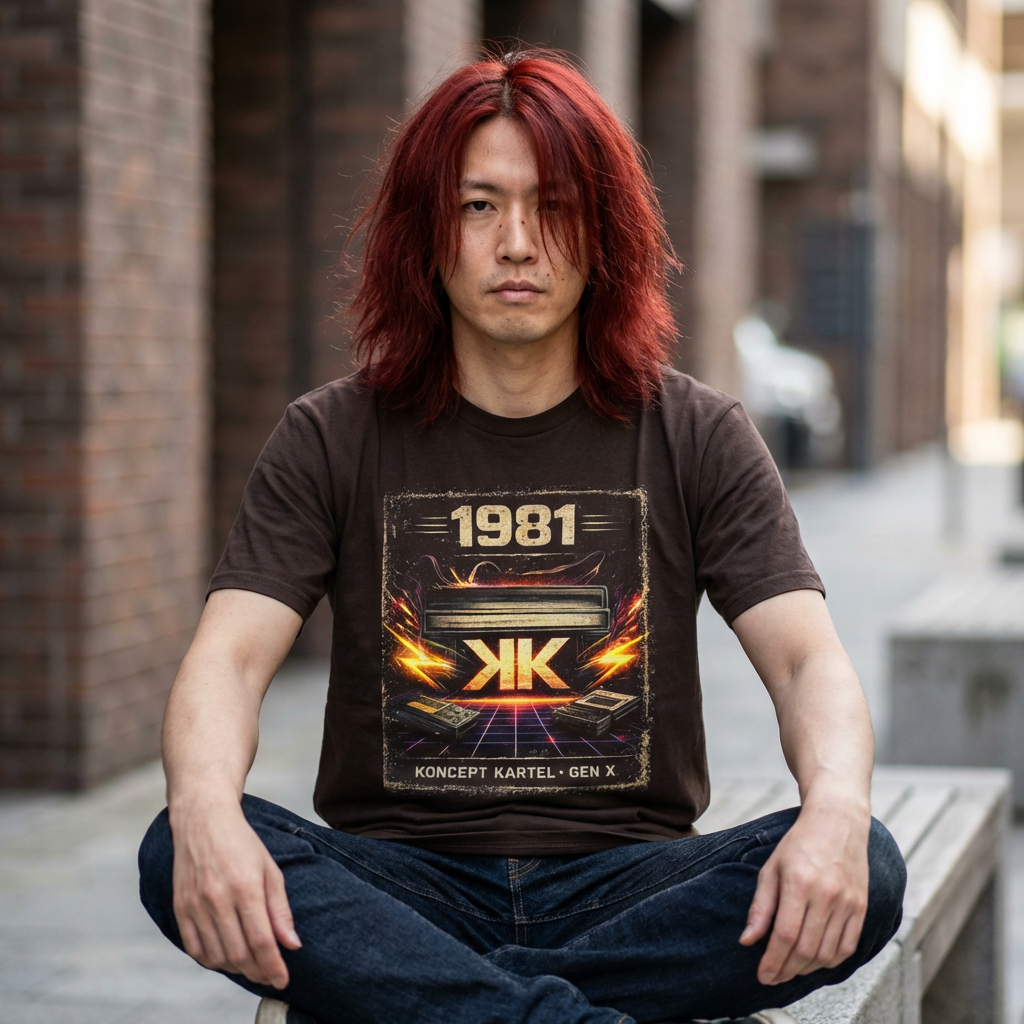 1981 Retro Arcade T-Shirt — Koncept Kartel Gen X Graphic Tee