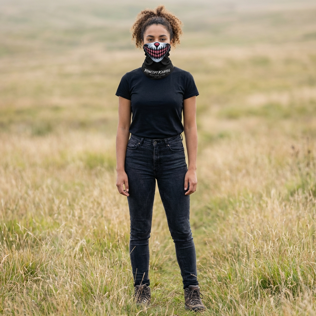 Neck Gaiter — Koncept Kartel "Built From Chaos" Bunny Mask Face Cover