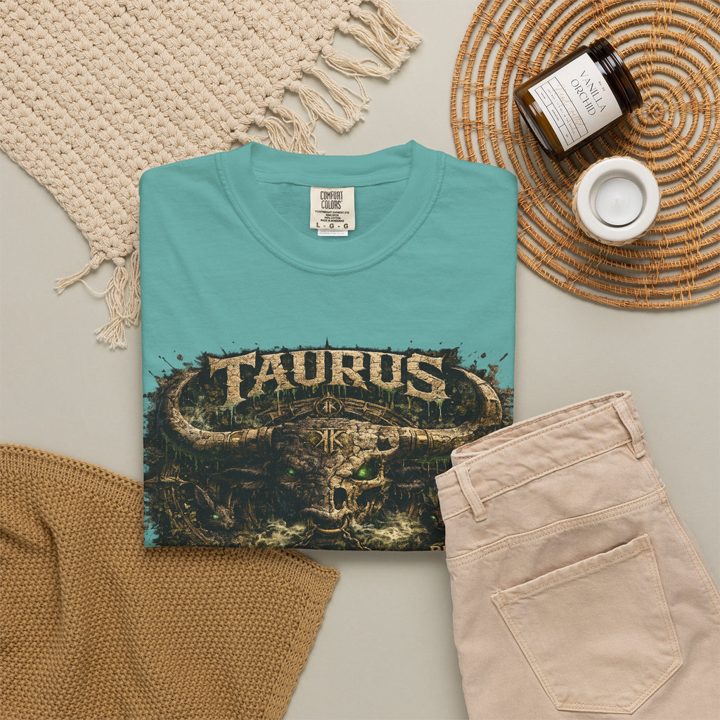 Taurus Zodiac T-Shirt — 'Built to Endure' Graphic Tee