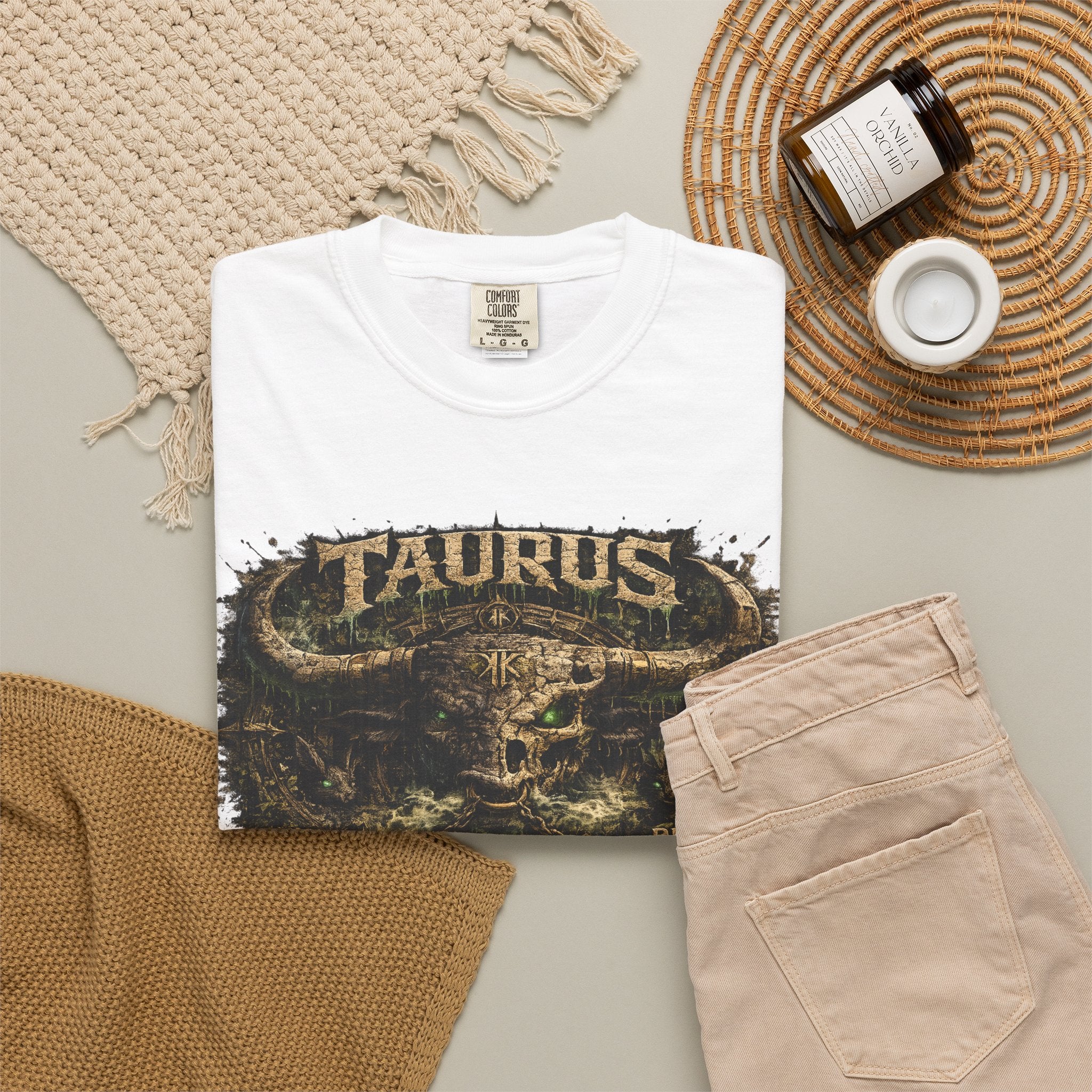 Taurus Zodiac T-Shirt — 'Built to Endure' Graphic Tee