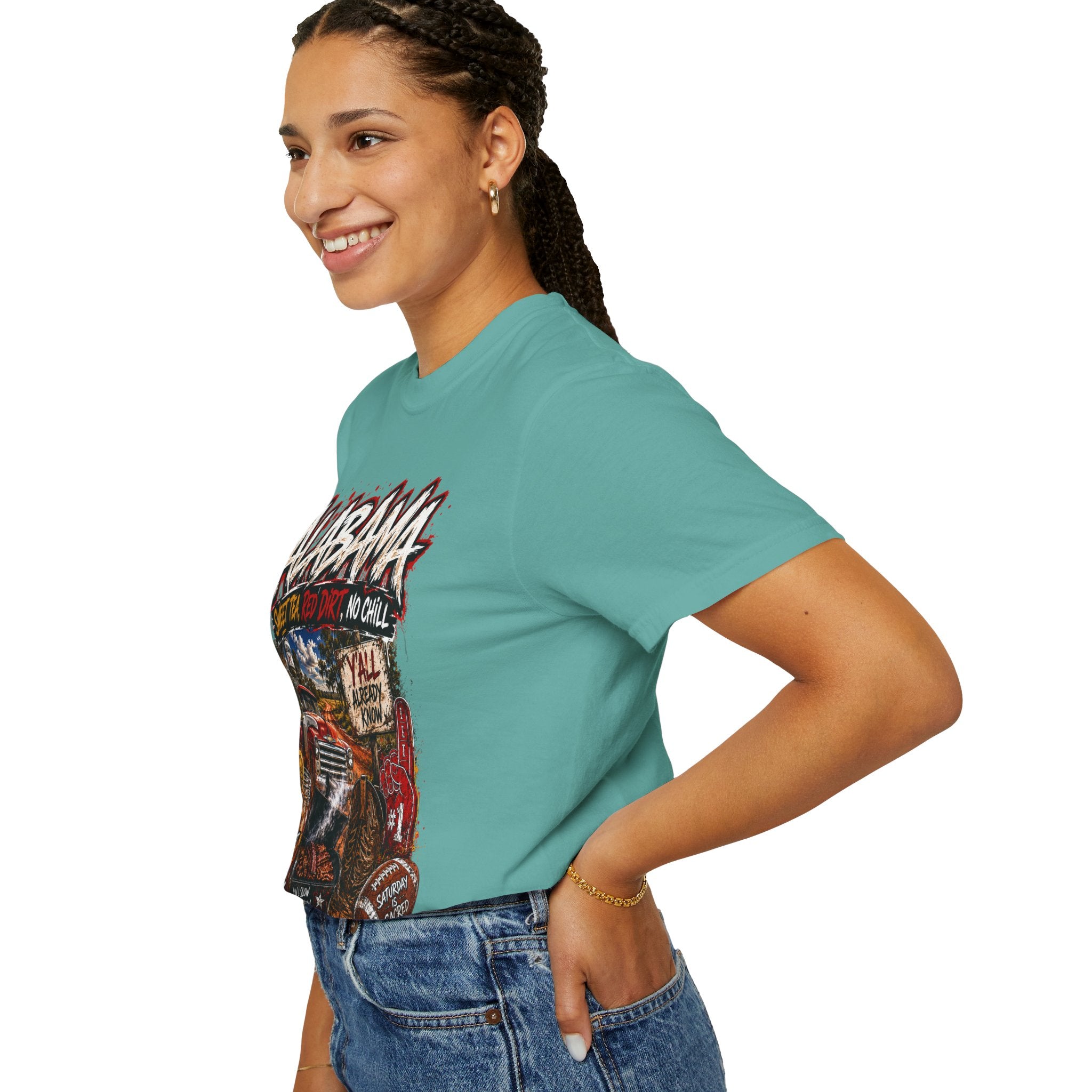 Alabama Vintage Truck T-Shirt — Sweet Tea, No Chill Graphic Tee