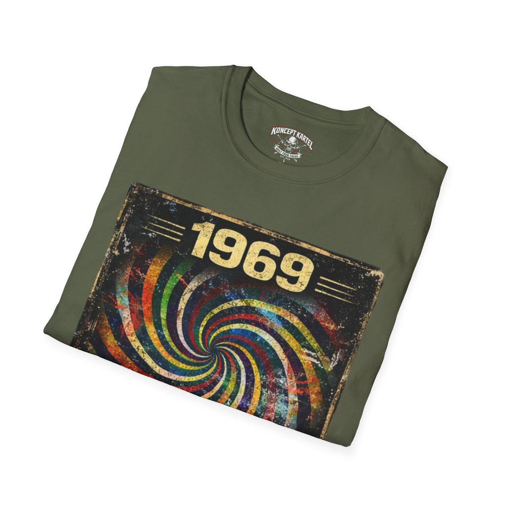 1969 Psych Revolution T‑Shirt — Vintage Psychedelic Graphic Tee
