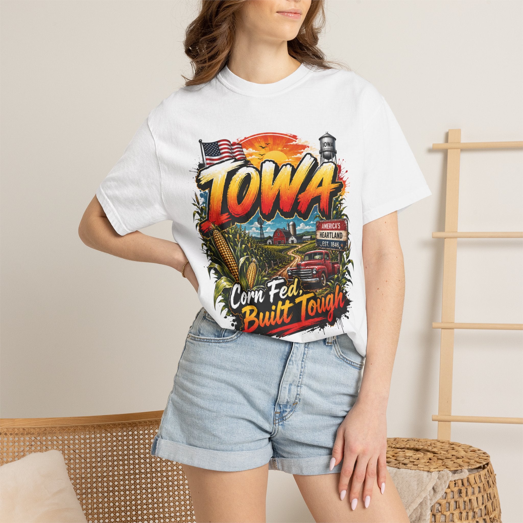 Iowa Corn-Fed 'Built Tough' T-Shirt