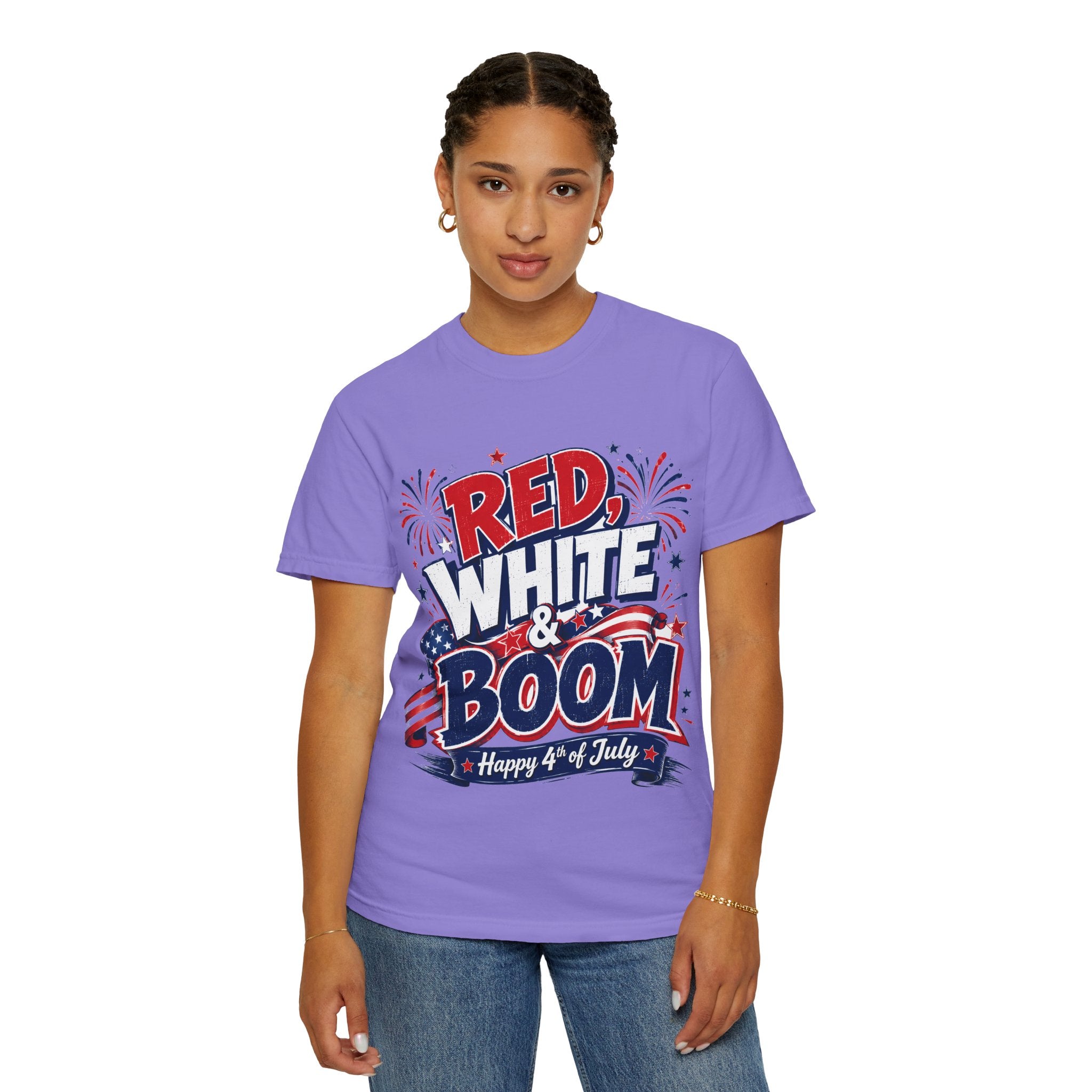 Red, White & Boom 4th of July T-Shirt