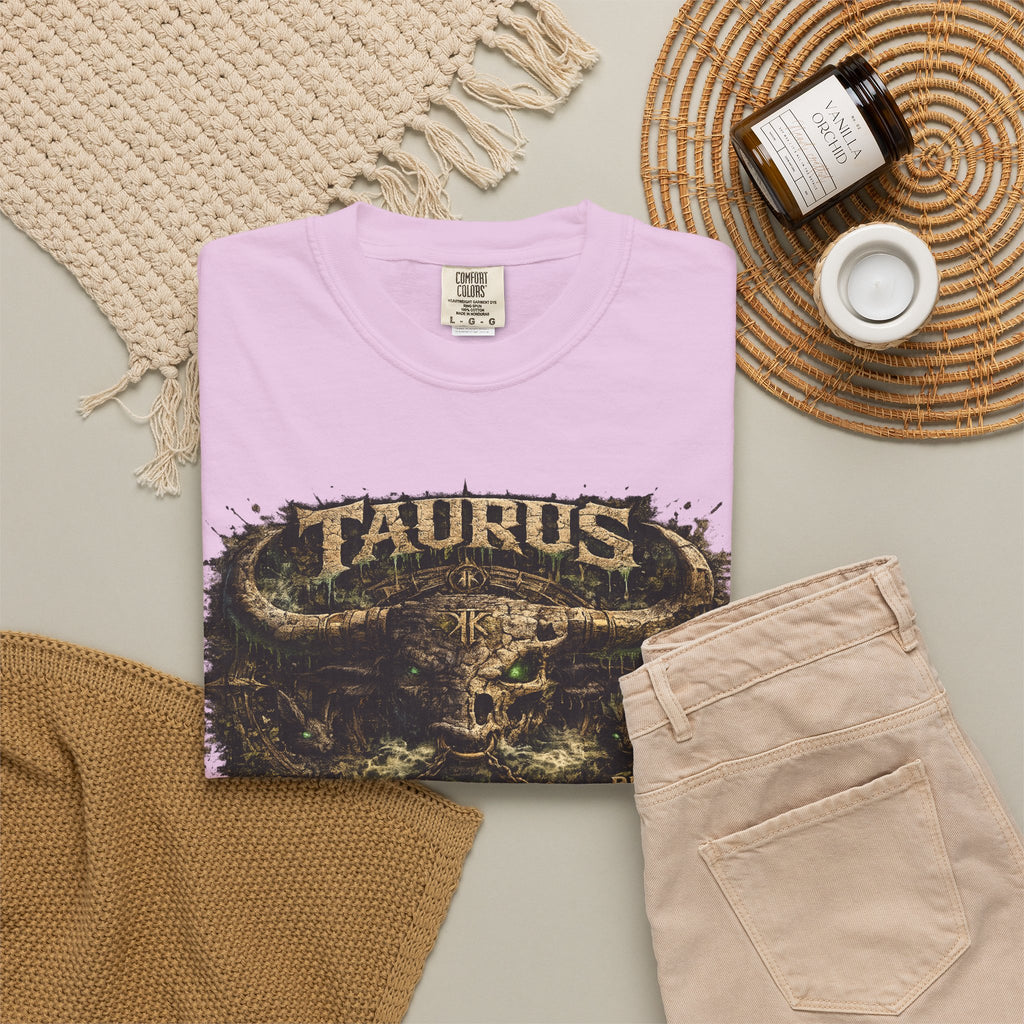 Taurus Zodiac T-Shirt — 'Built to Endure' Graphic Tee