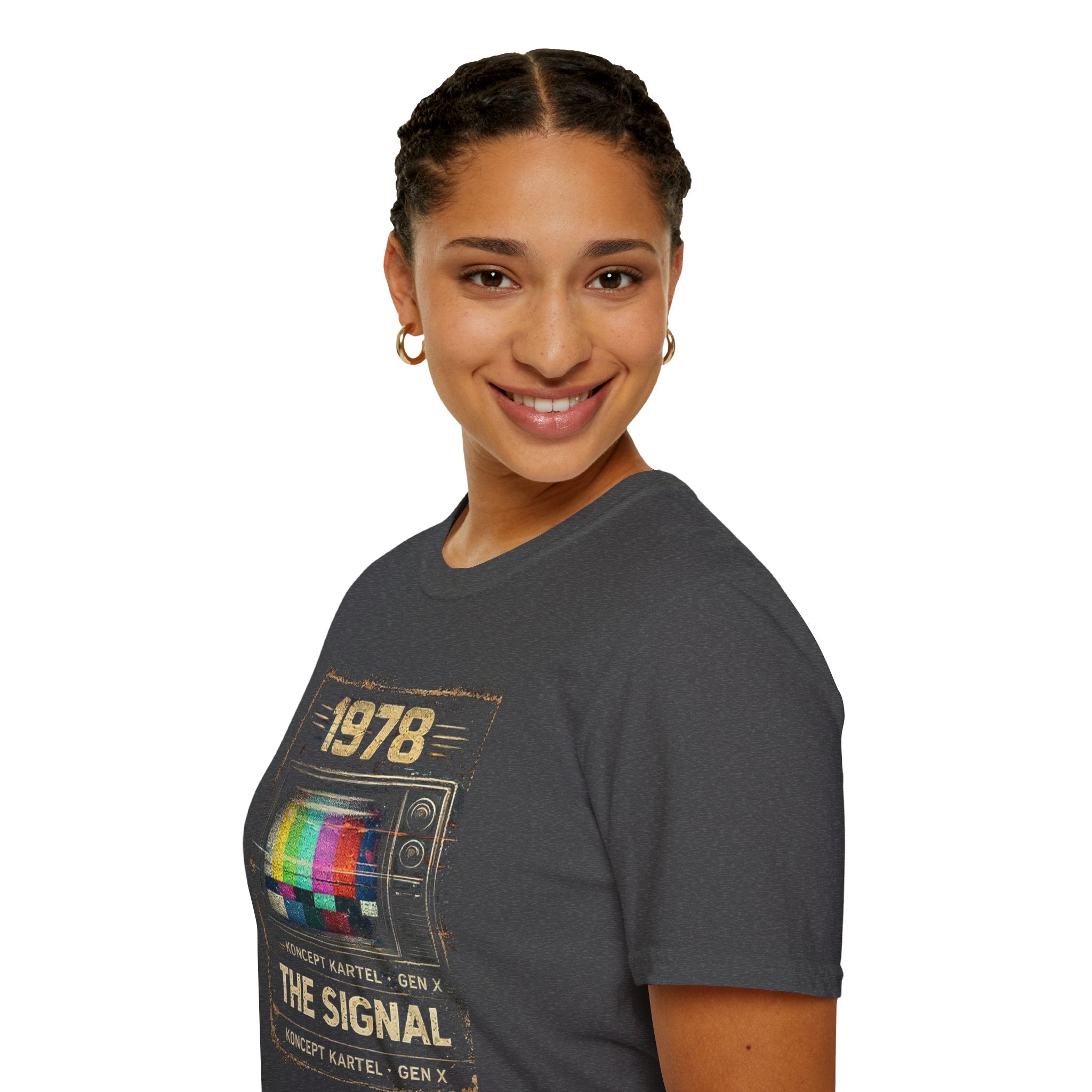 1978 "The Signal" Retro TV Tee — Vintage Broadcast Graphic T-Shirt