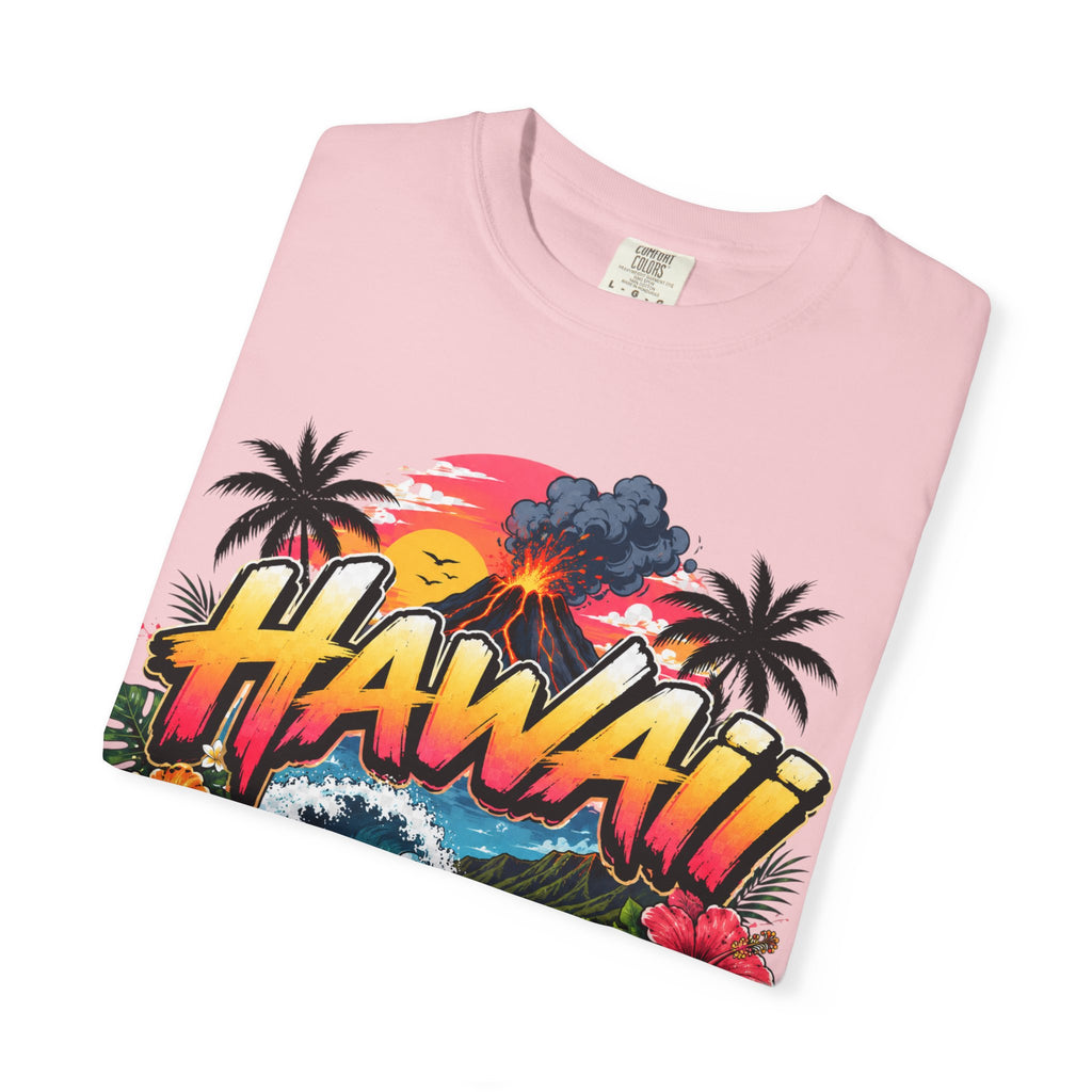 Hawaii Island Vibes T-Shirt — 'Island Time, Main Character Vibes' Tropical Tee