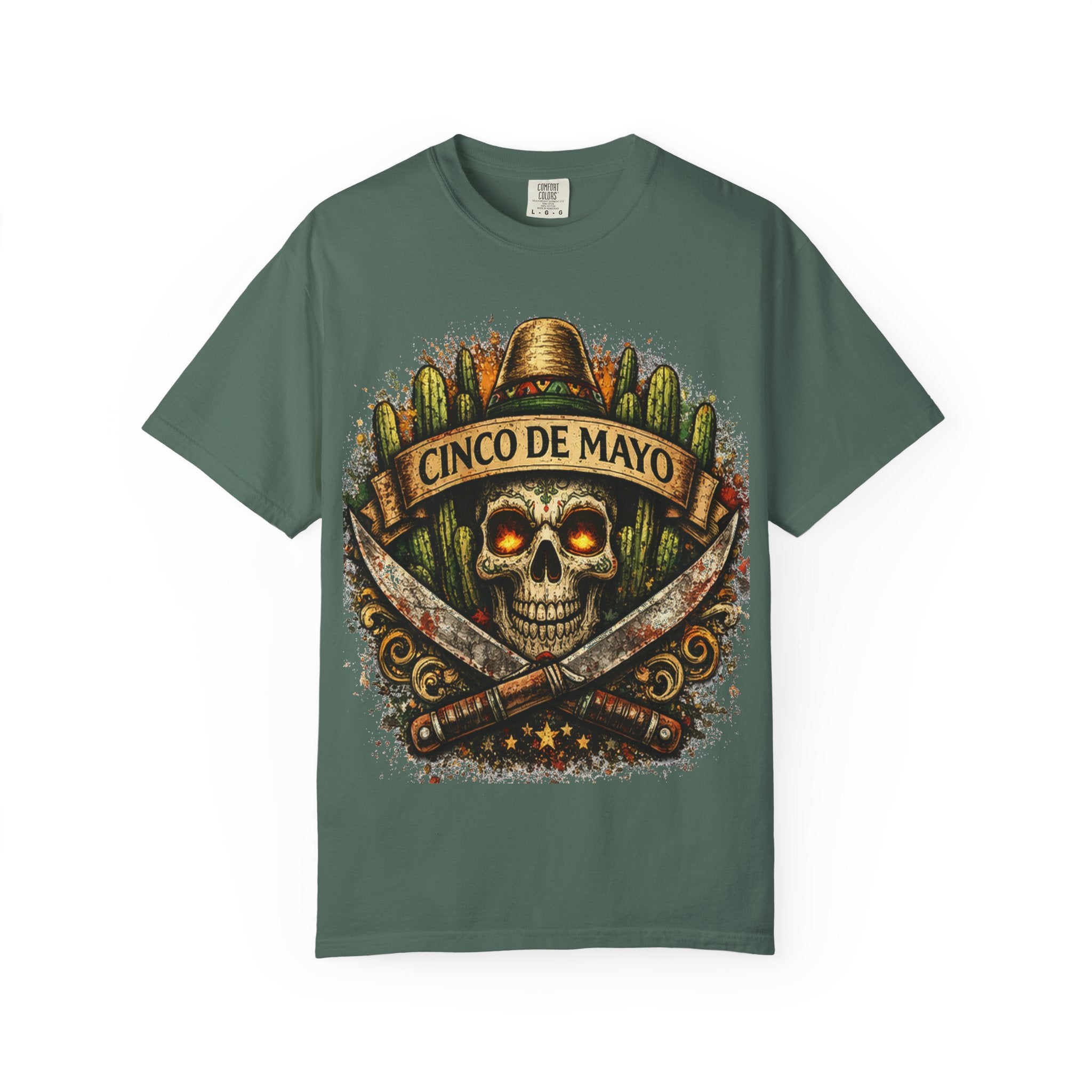 Cinco de Mayo Skull T-Shirt — Mexican Fiesta Graphic Tee