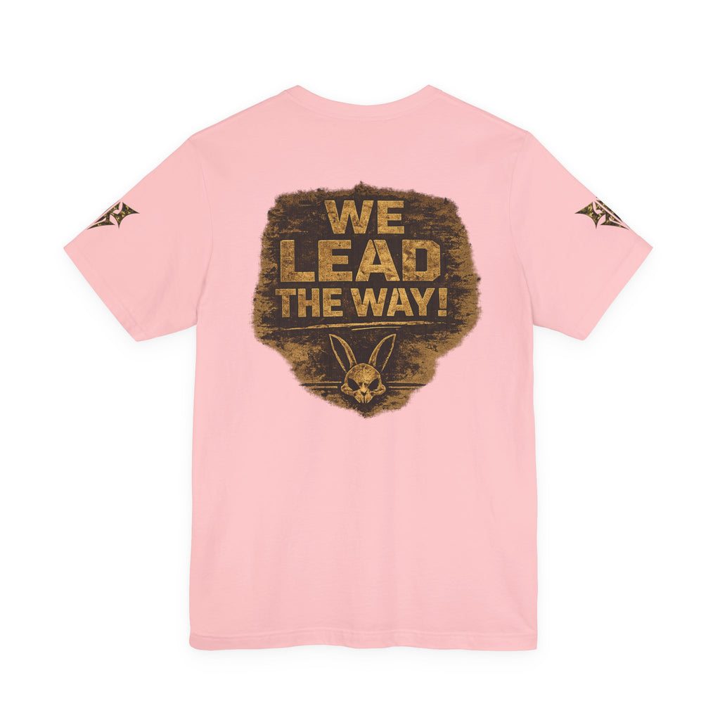 Army We Lead The Way Graphic Tee — Military Skull & Flag T-Shirt