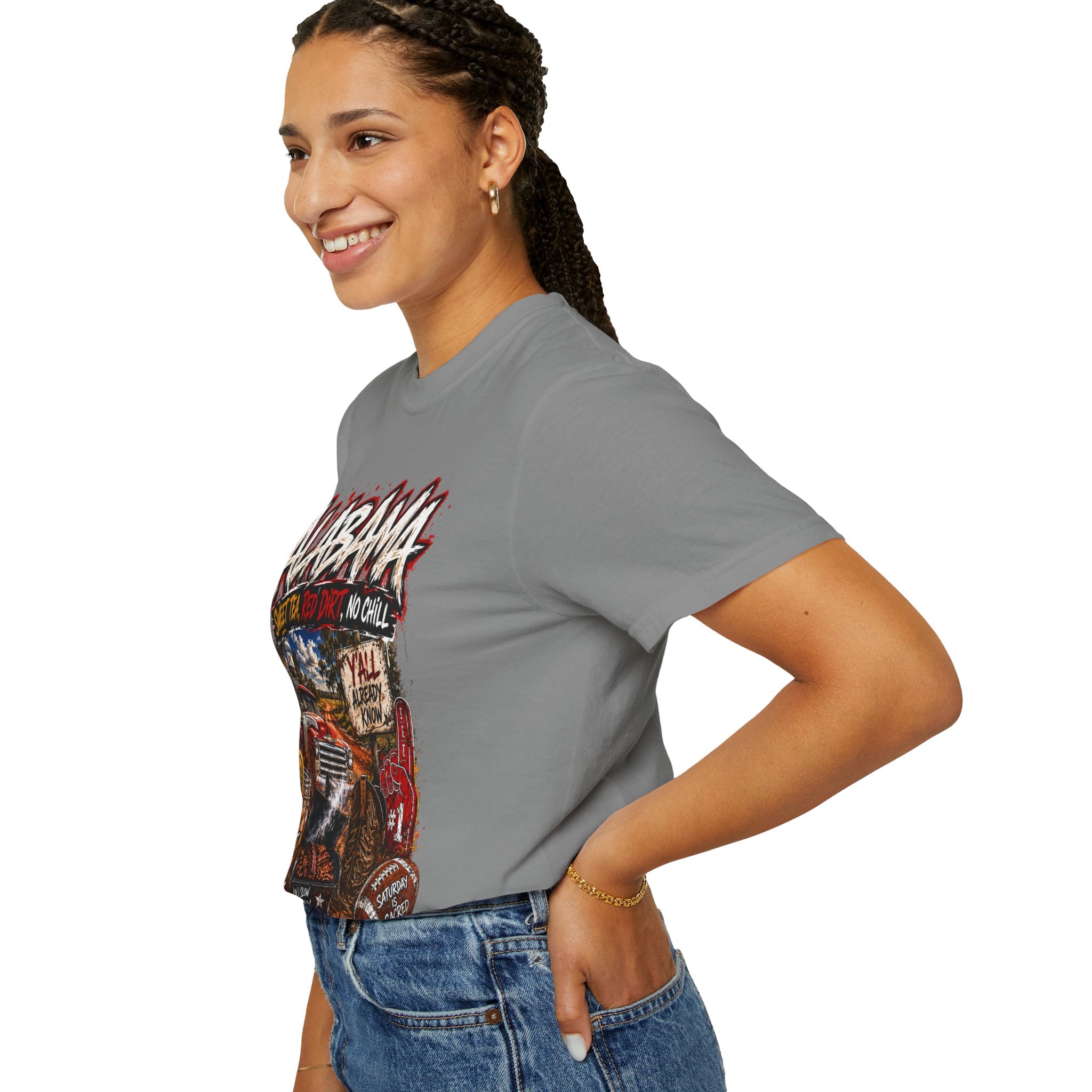 Alabama Vintage Truck T-Shirt — Sweet Tea, No Chill Graphic Tee