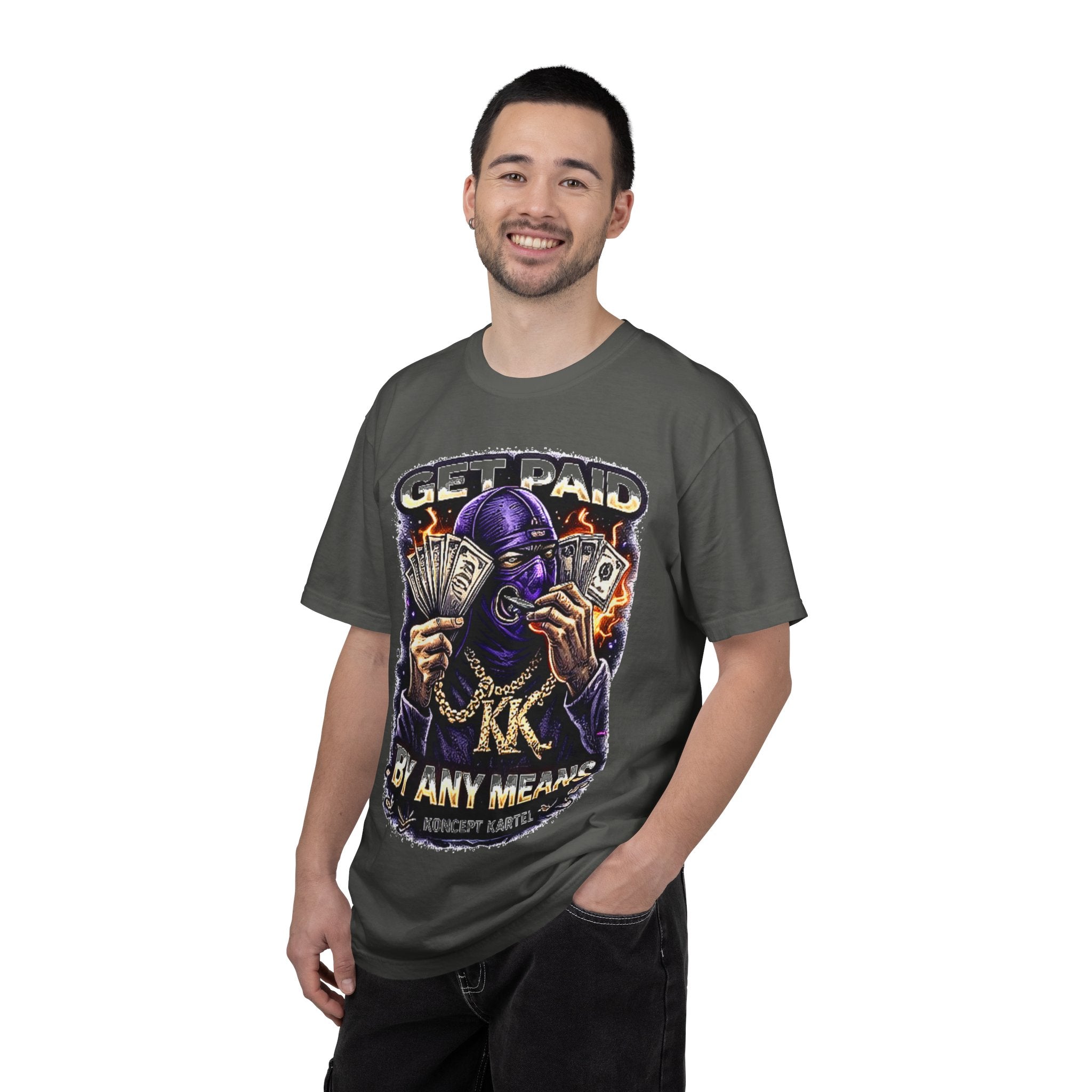 Get Paid By Any Means Graphic T-Shirt — Streetwear Hustle Tee