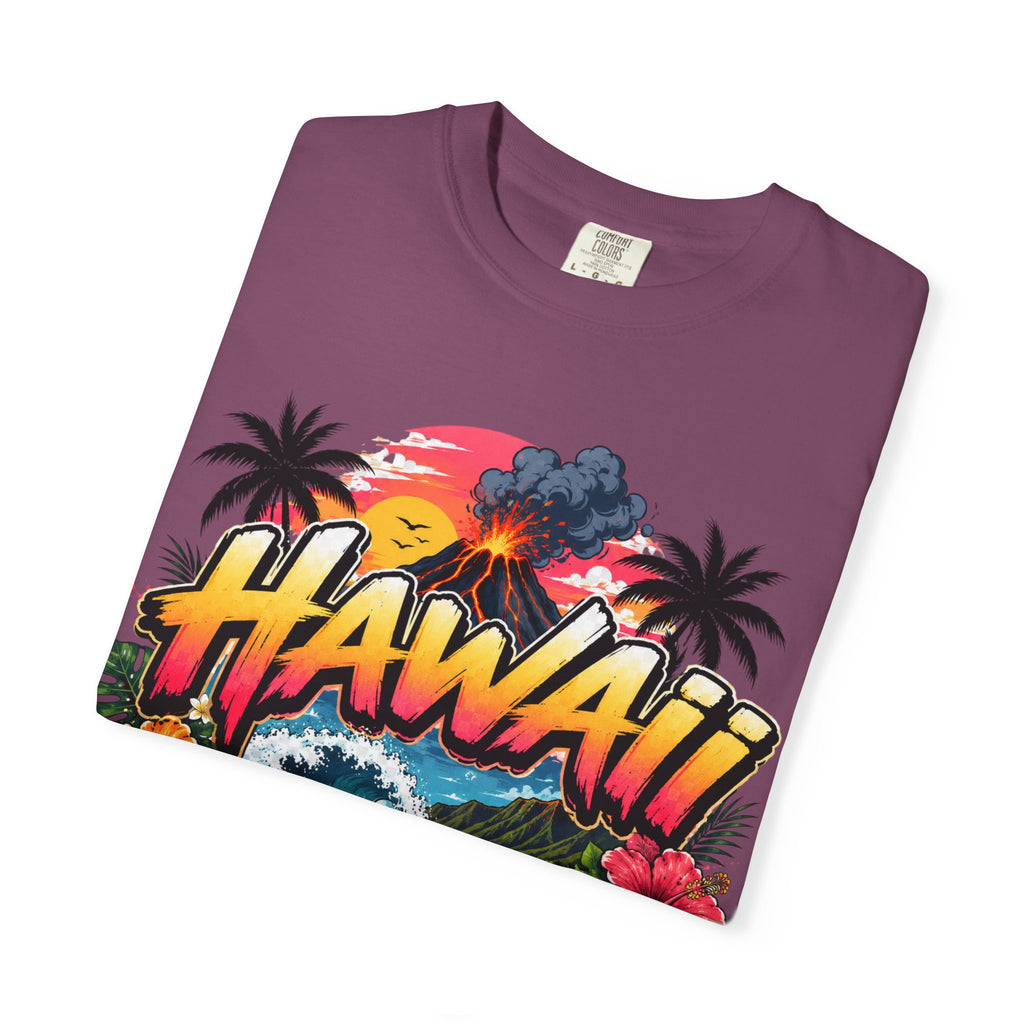 Hawaii Island Vibes T-Shirt — 'Island Time, Main Character Vibes' Tropical Tee