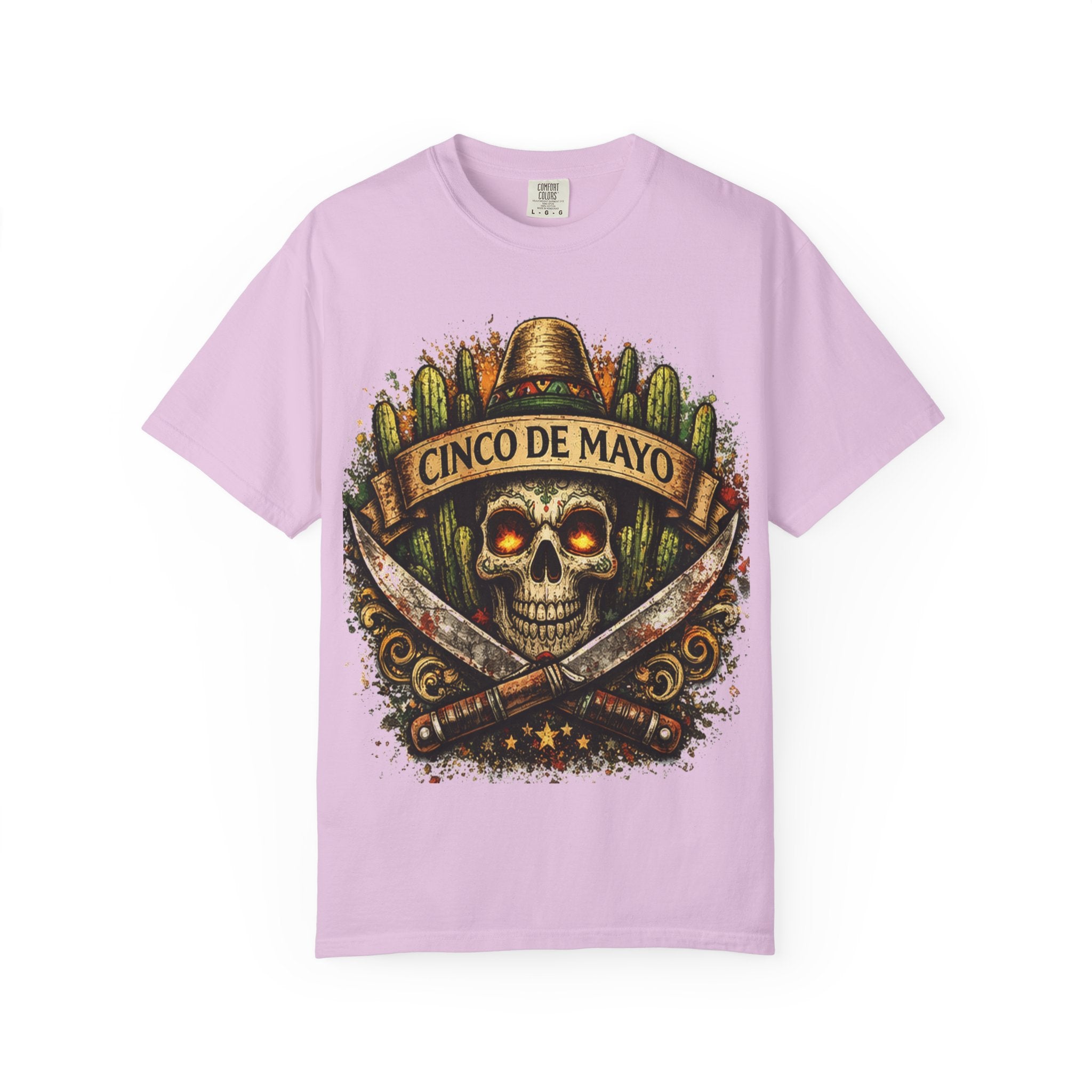 Cinco de Mayo Skull T-Shirt — Mexican Fiesta Graphic Tee