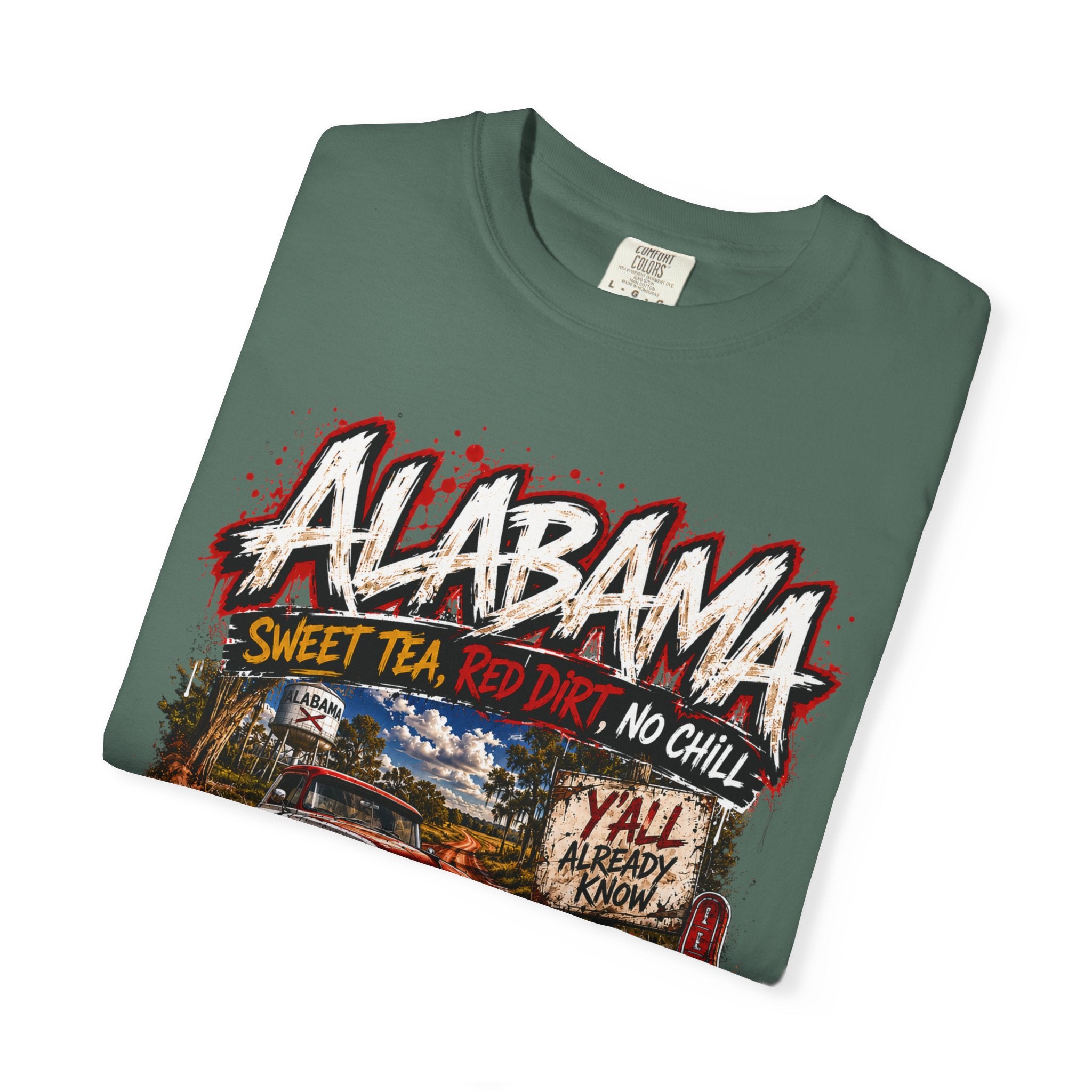 Alabama Vintage Truck T-Shirt — Sweet Tea, No Chill Graphic Tee