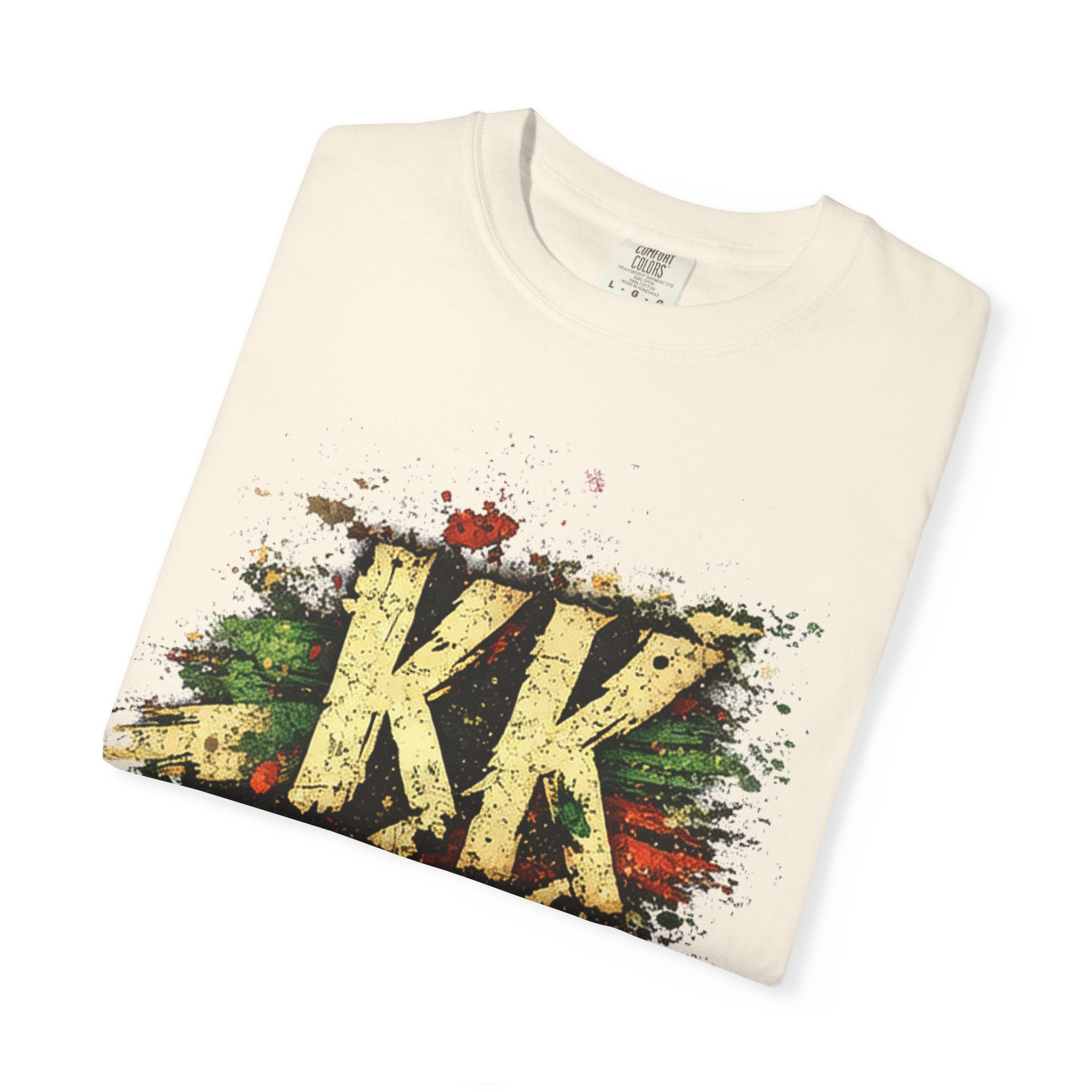 Cinco de Mayo Graphic T-Shirt — 'KK' Distressed Mexican Flag Design