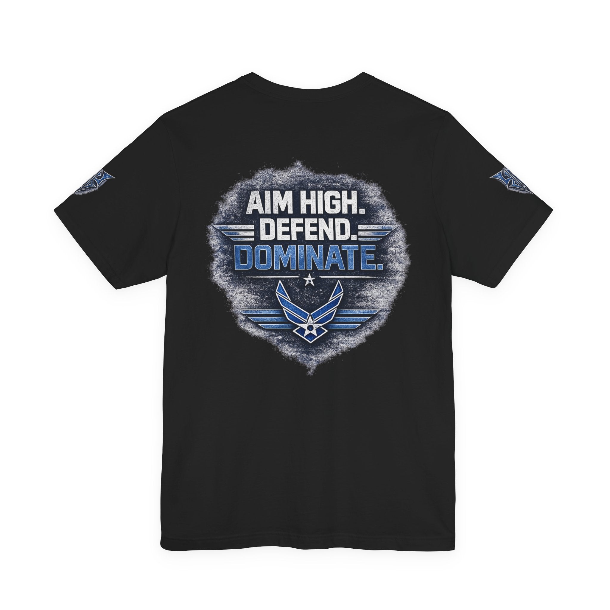 Air Force Pilot Mask Tee — "Air Force Above All" Military Aviation T-Shirt