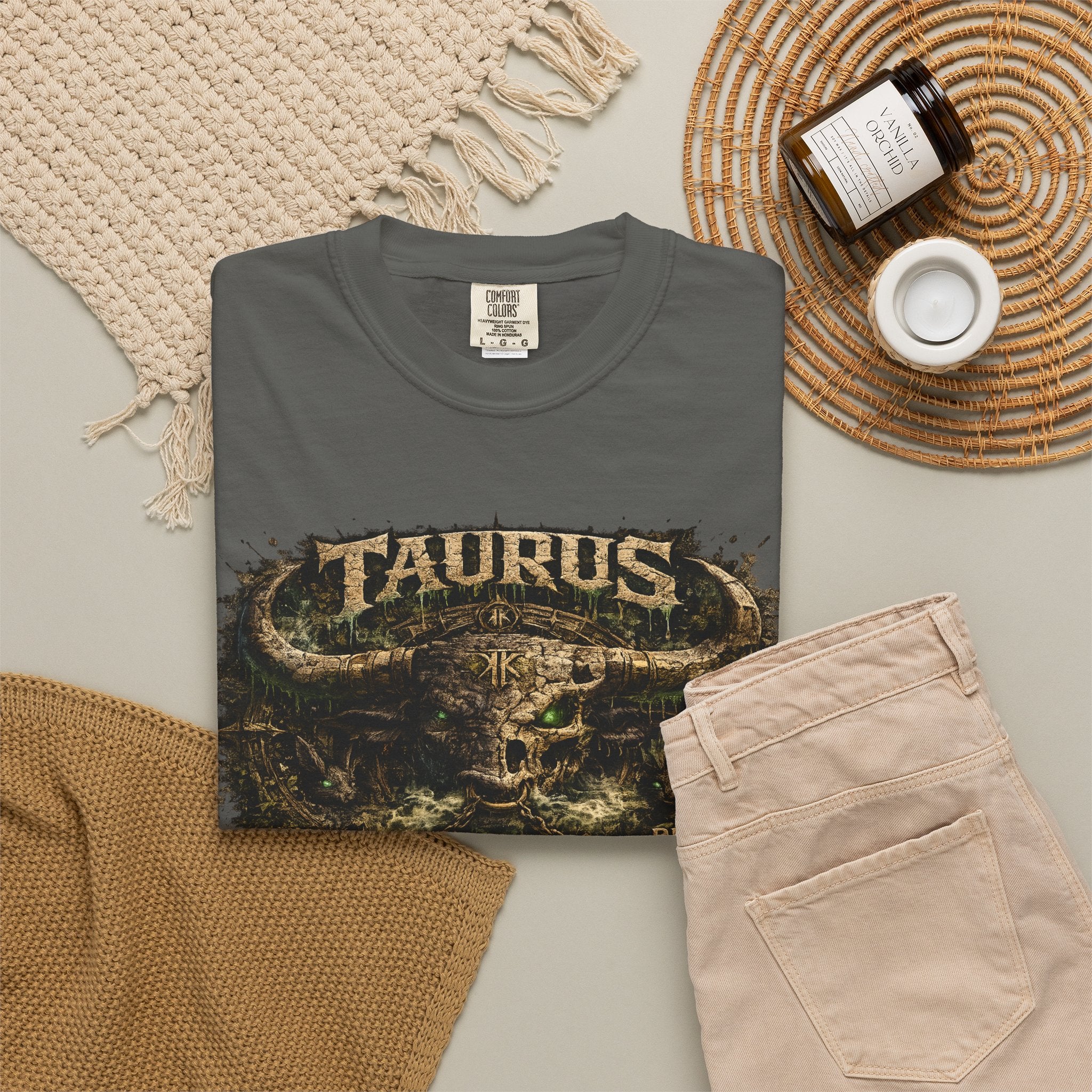 Taurus Zodiac T-Shirt — 'Built to Endure' Graphic Tee