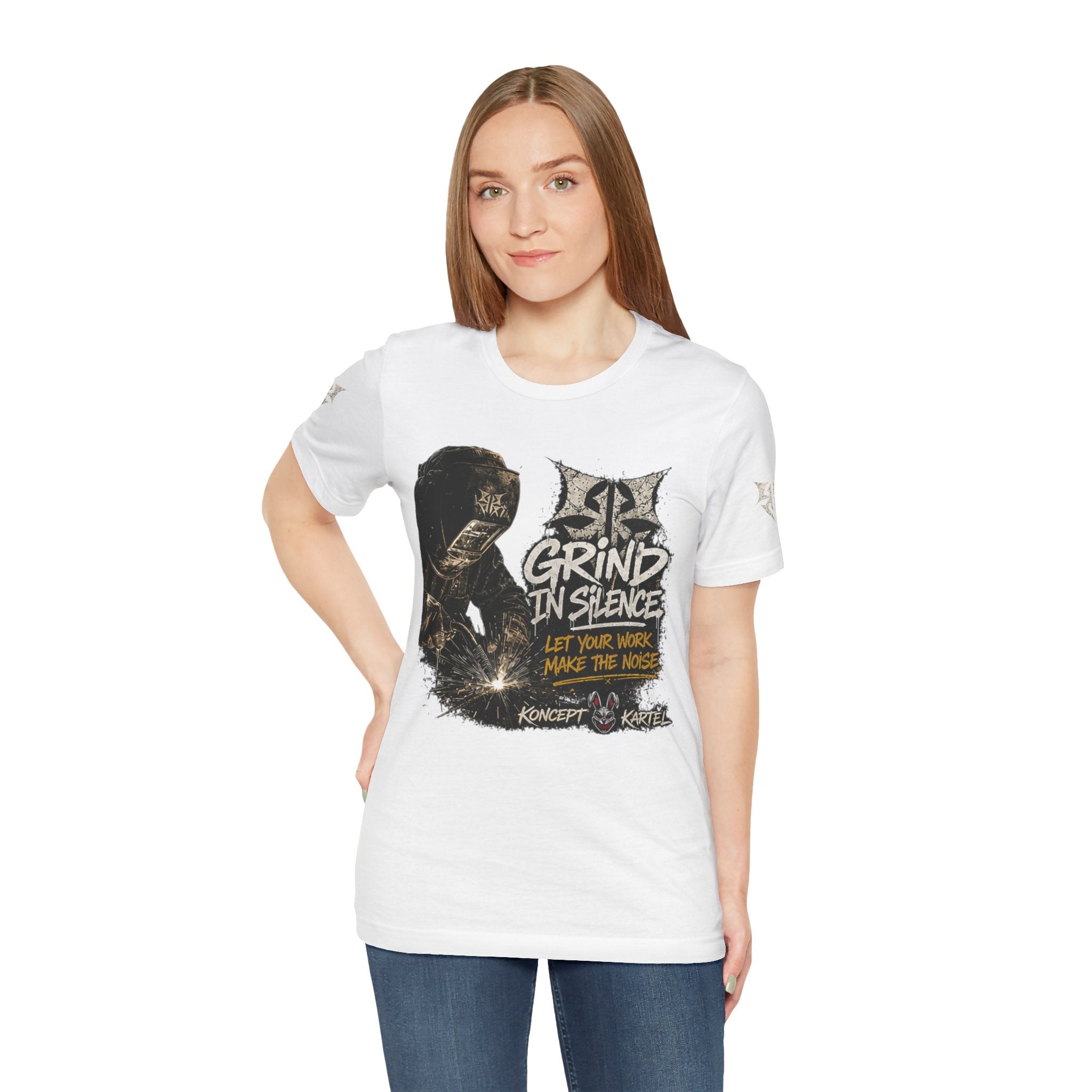 Grind in Silence Graphic Tee — "Let Your Work Make the Noise"